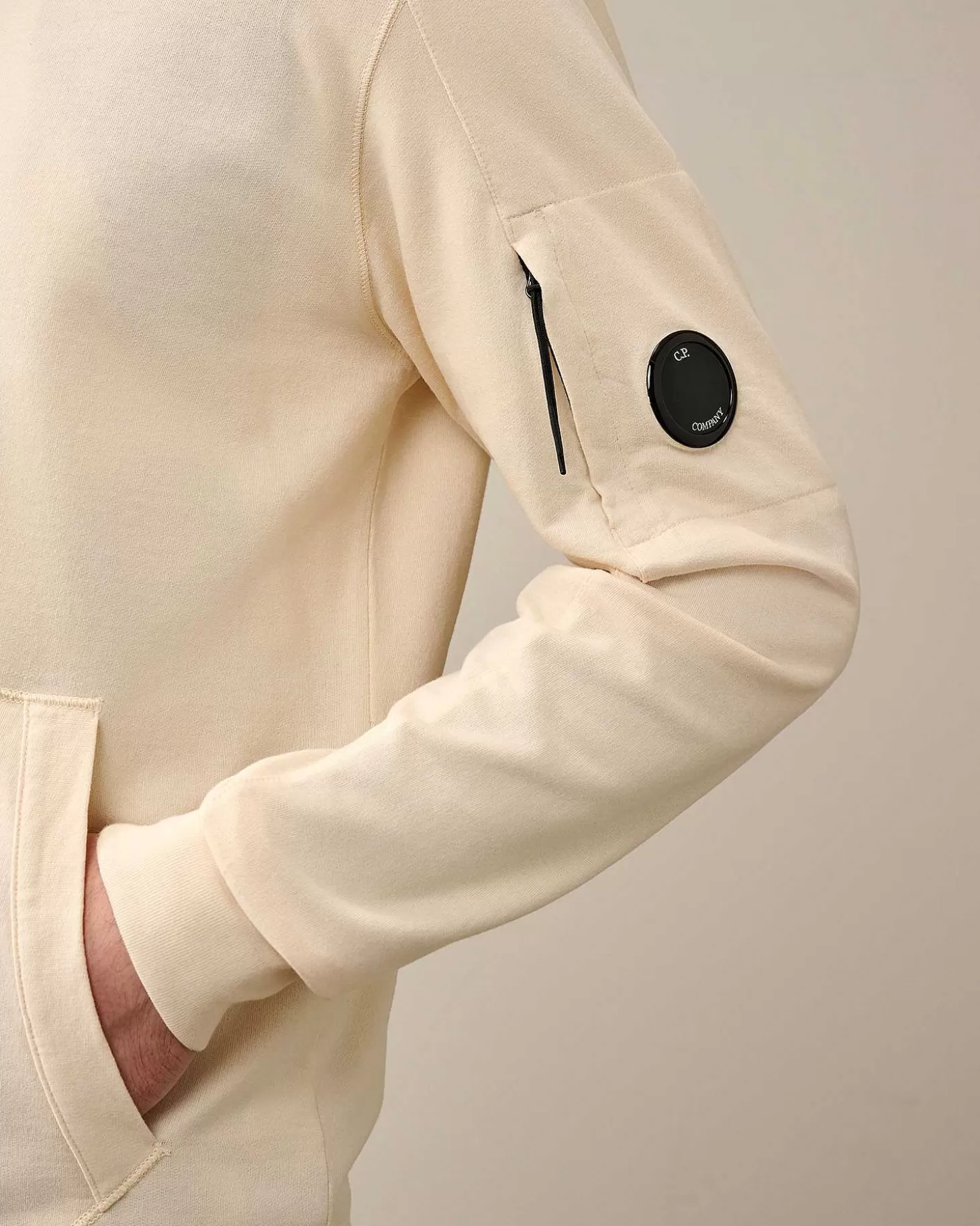 Clearance Light Fleece Zipped Hoodie Men Sweatshirts