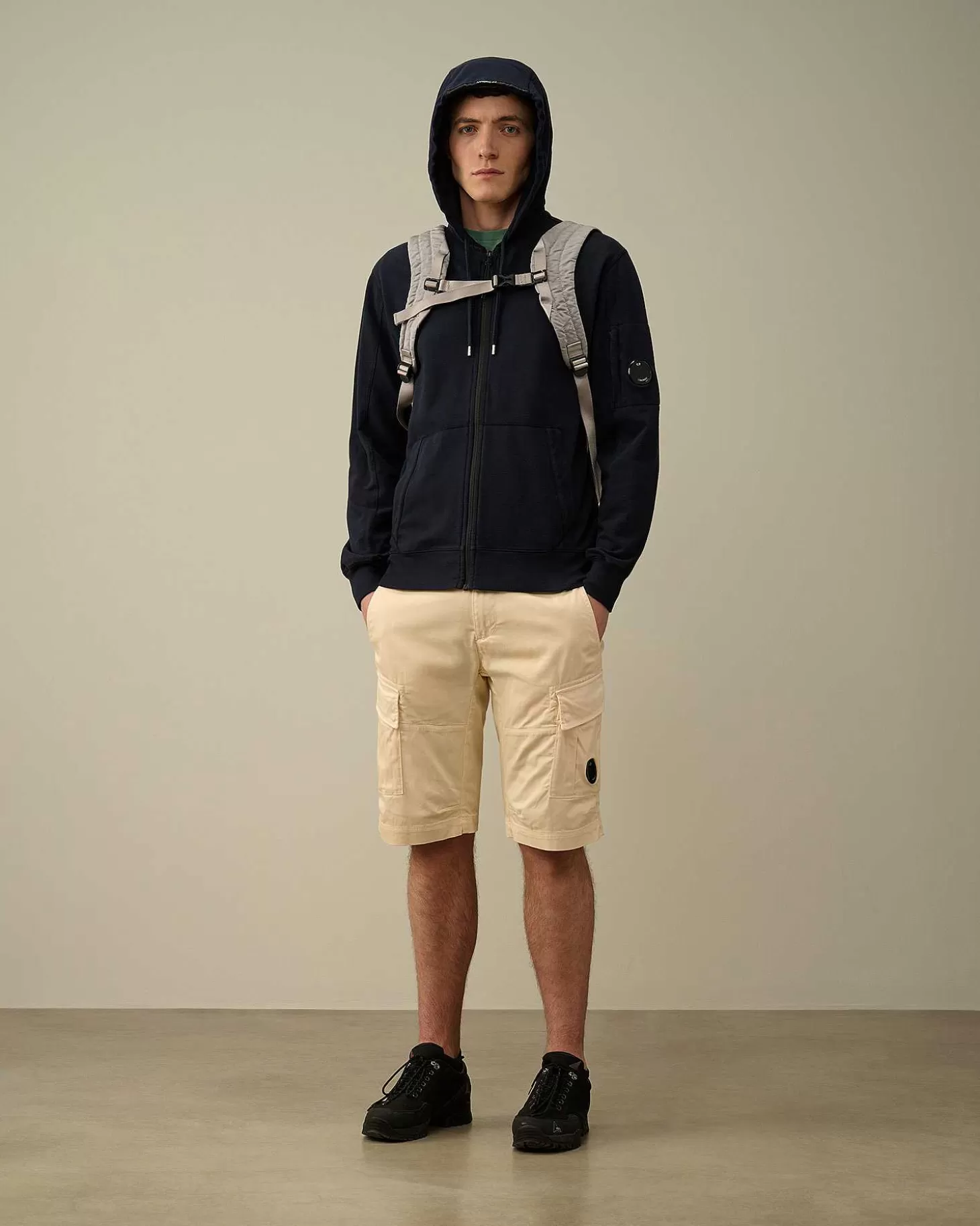 Online Light Fleece Zipped Hoodie Men Sweatshirts