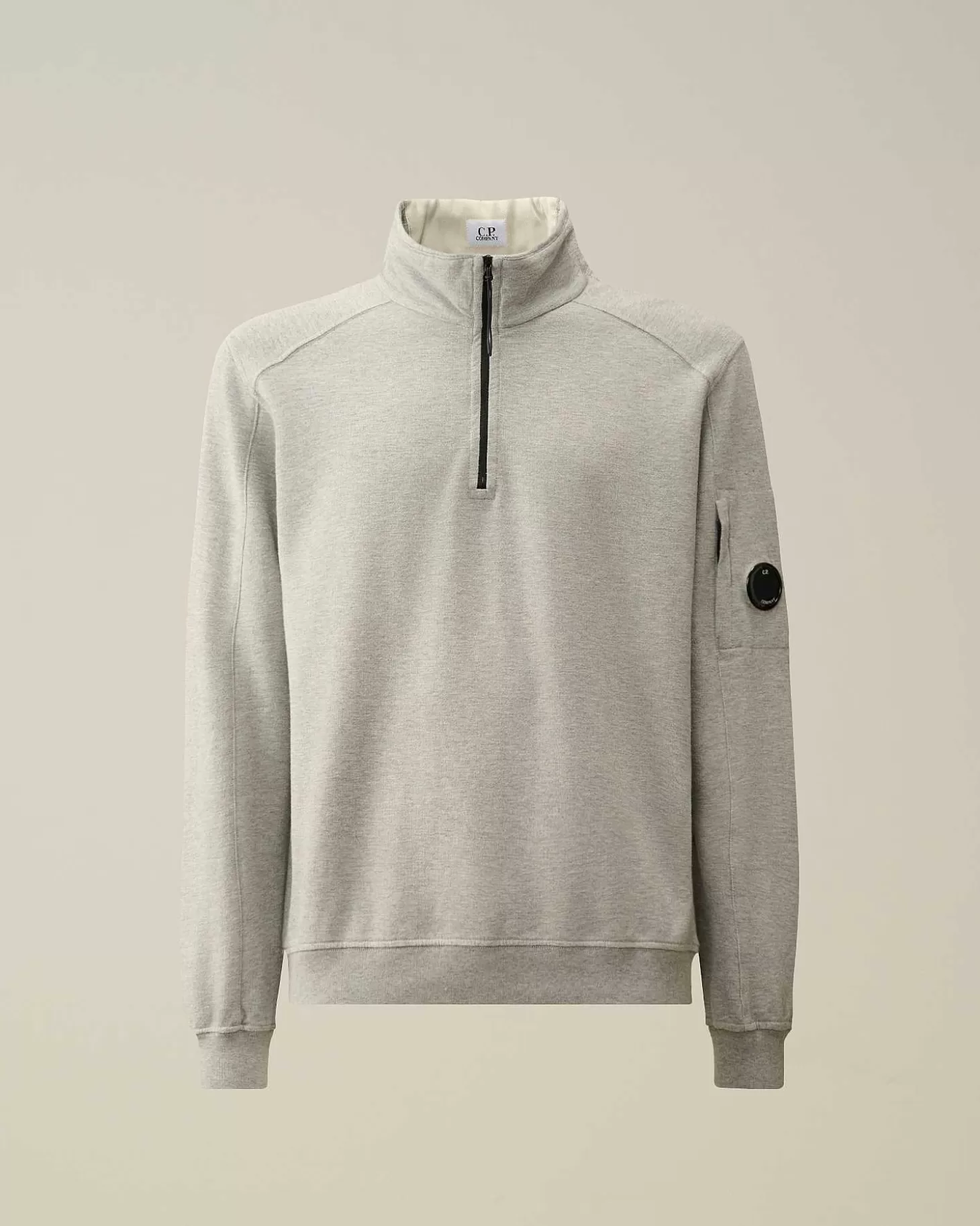 Discount Light Fleece Zipped Sweatshirt Men Sweatshirts