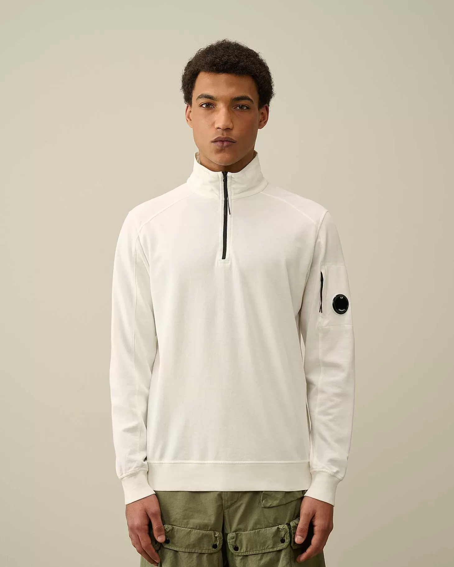 New Light Fleece Zipped Sweatshirt Men Sweatshirts