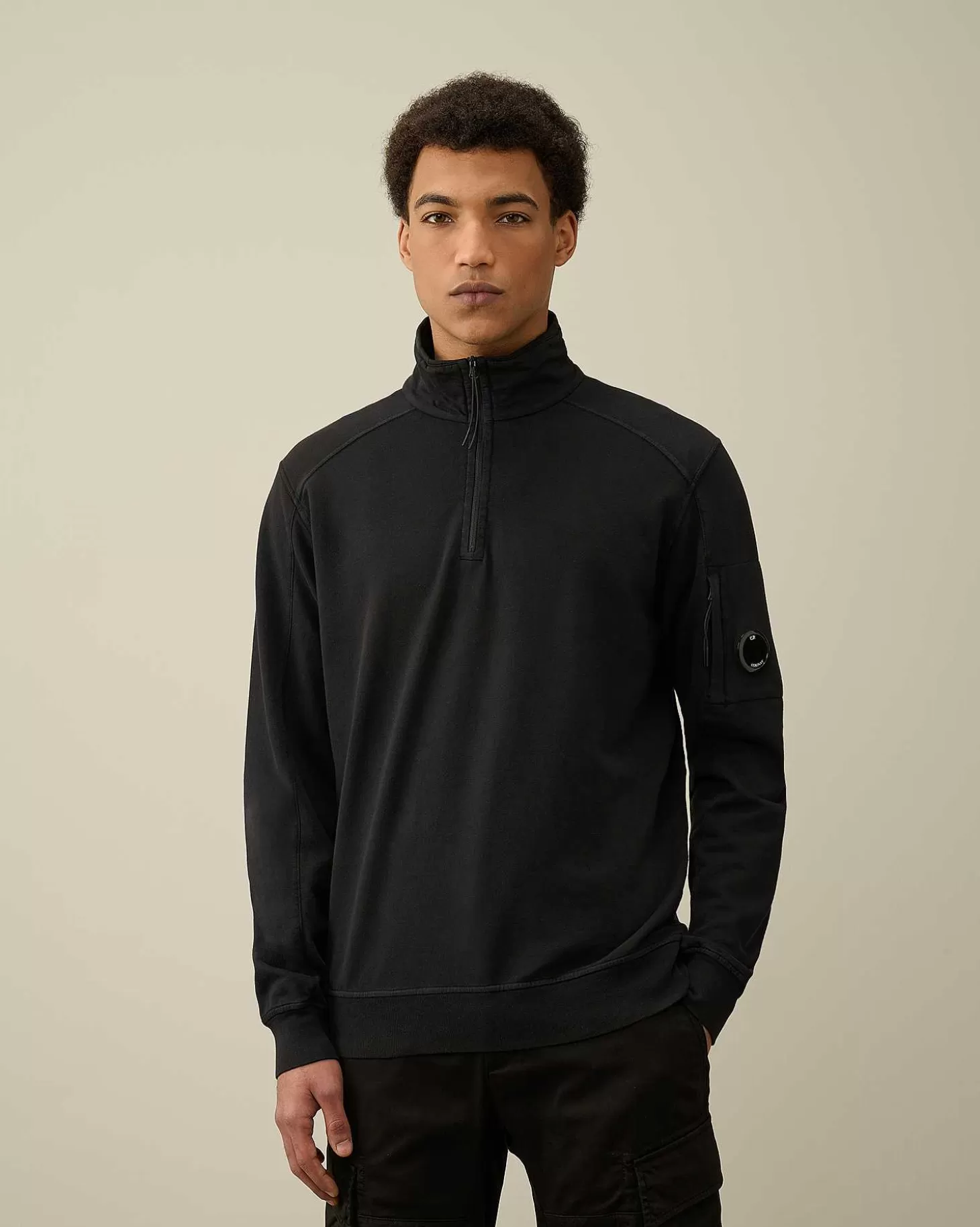 Clearance Light Fleece Zipped Sweatshirt Men Sweatshirts