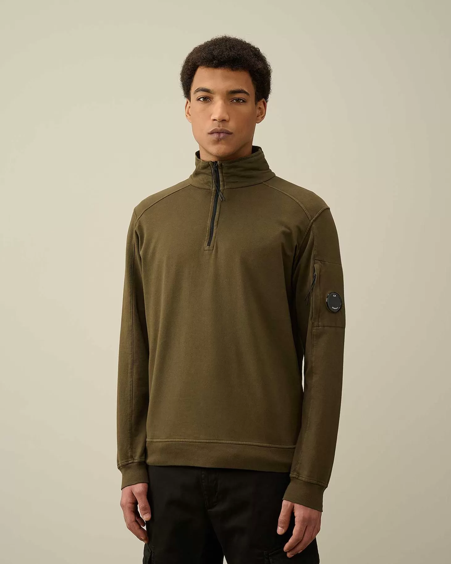Flash Sale Light Fleece Zipped Sweatshirt Men Sweatshirts