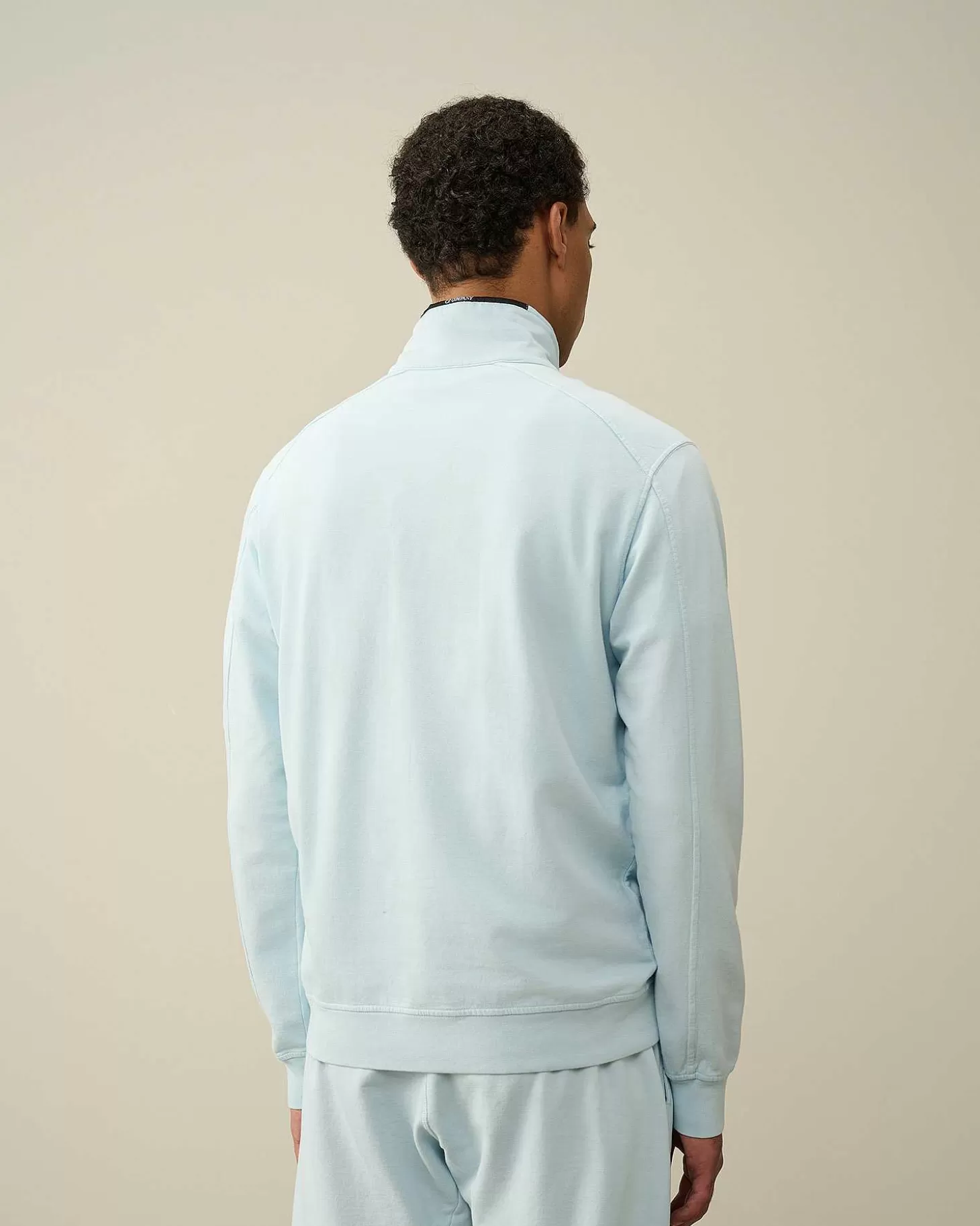 Outlet Light Fleece Zipped Sweatshirt Men Sweatshirts
