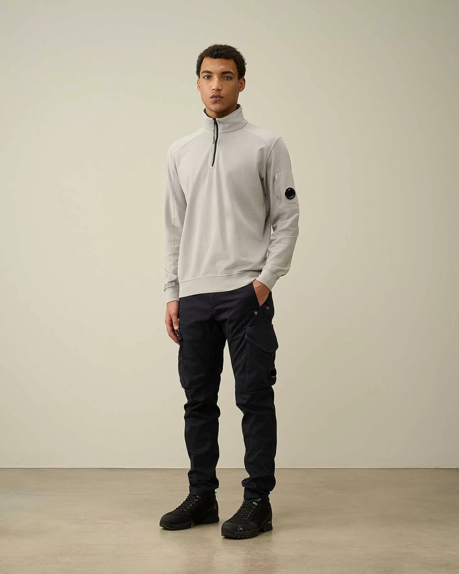 Best Sale Light Fleece Zipped Sweatshirt Men Sweatshirts