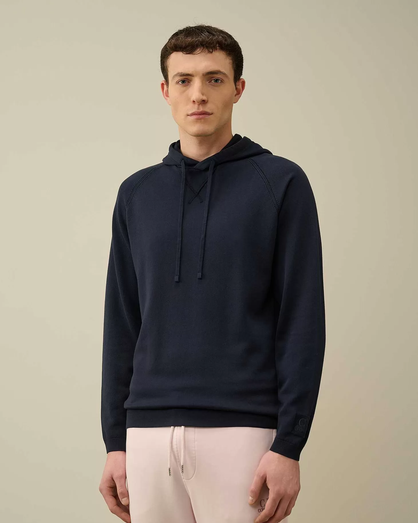 Best Sale Light Terry Knitted Hoodie Men Jumpers