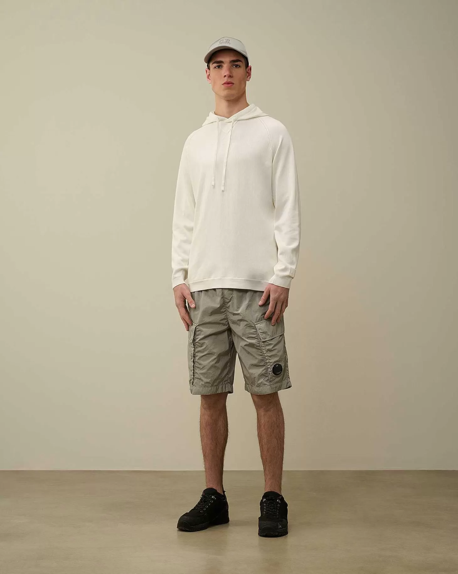 Fashion Light Terry Knitted Hoodie Men Jumpers