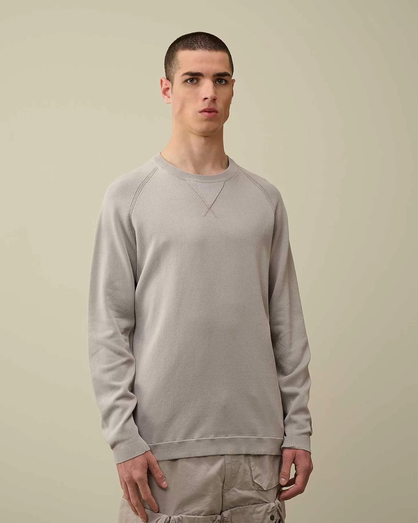 Hot Light Terry Knitted Sweatshirt Men Jumpers