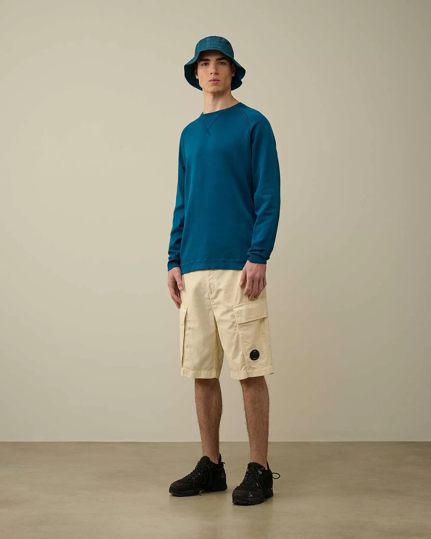 Cheap Light Terry Knitted Sweatshirt Men Jumpers