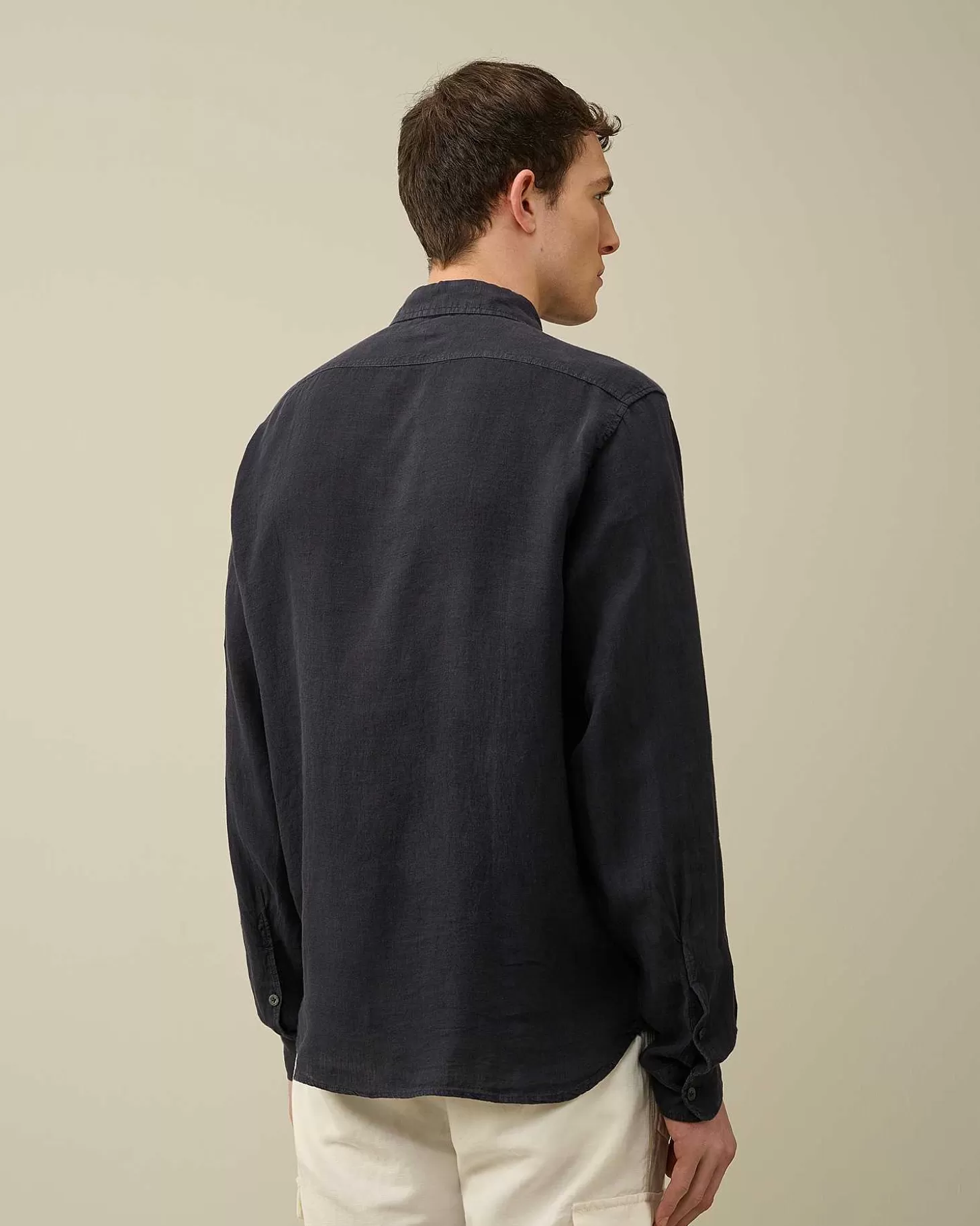 Store Linen Pocket Shirt Men Shirt