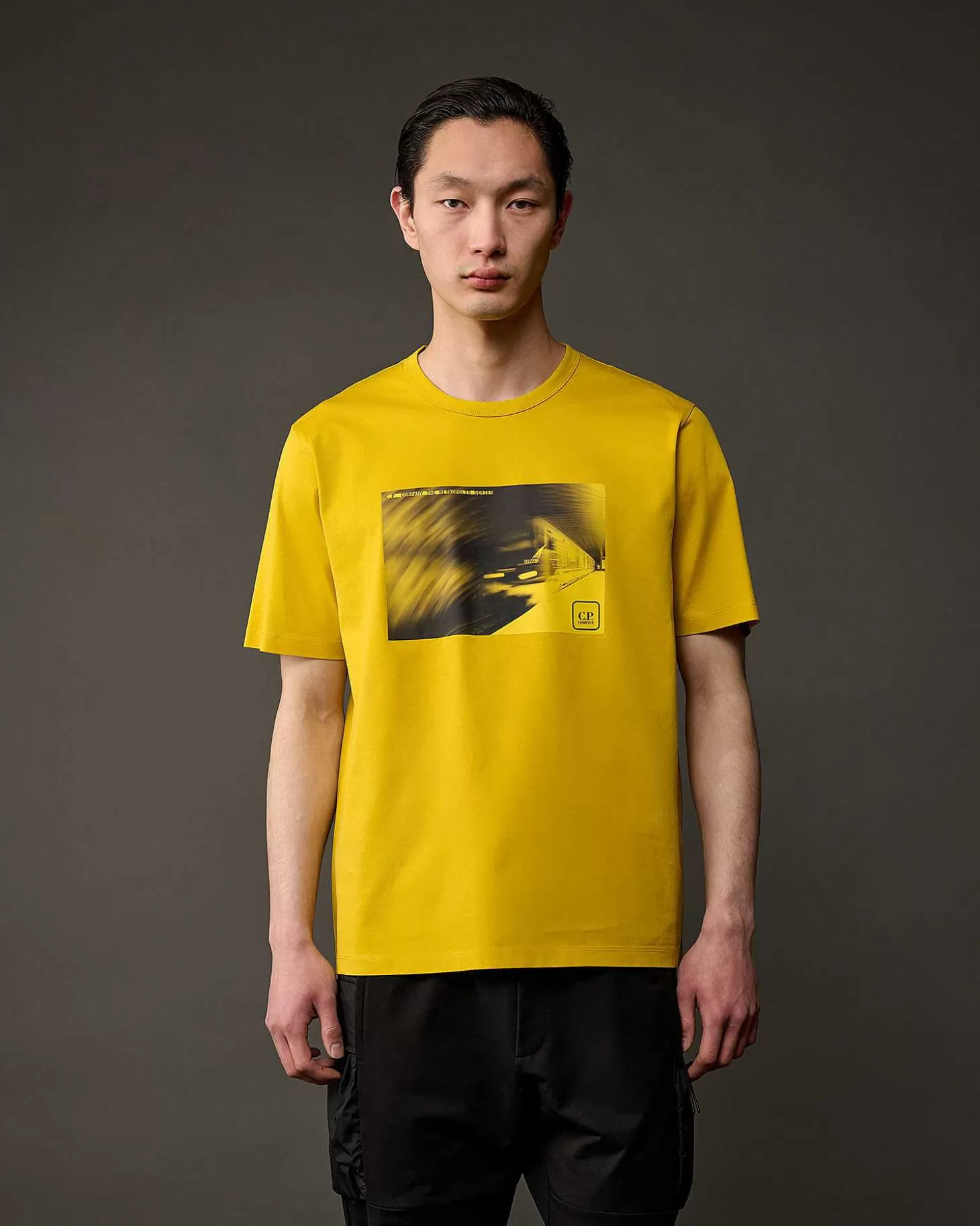 Sale Metropolis Series Mercerized Jersey Graphic Metro T-Shirt Men Metropolis Series