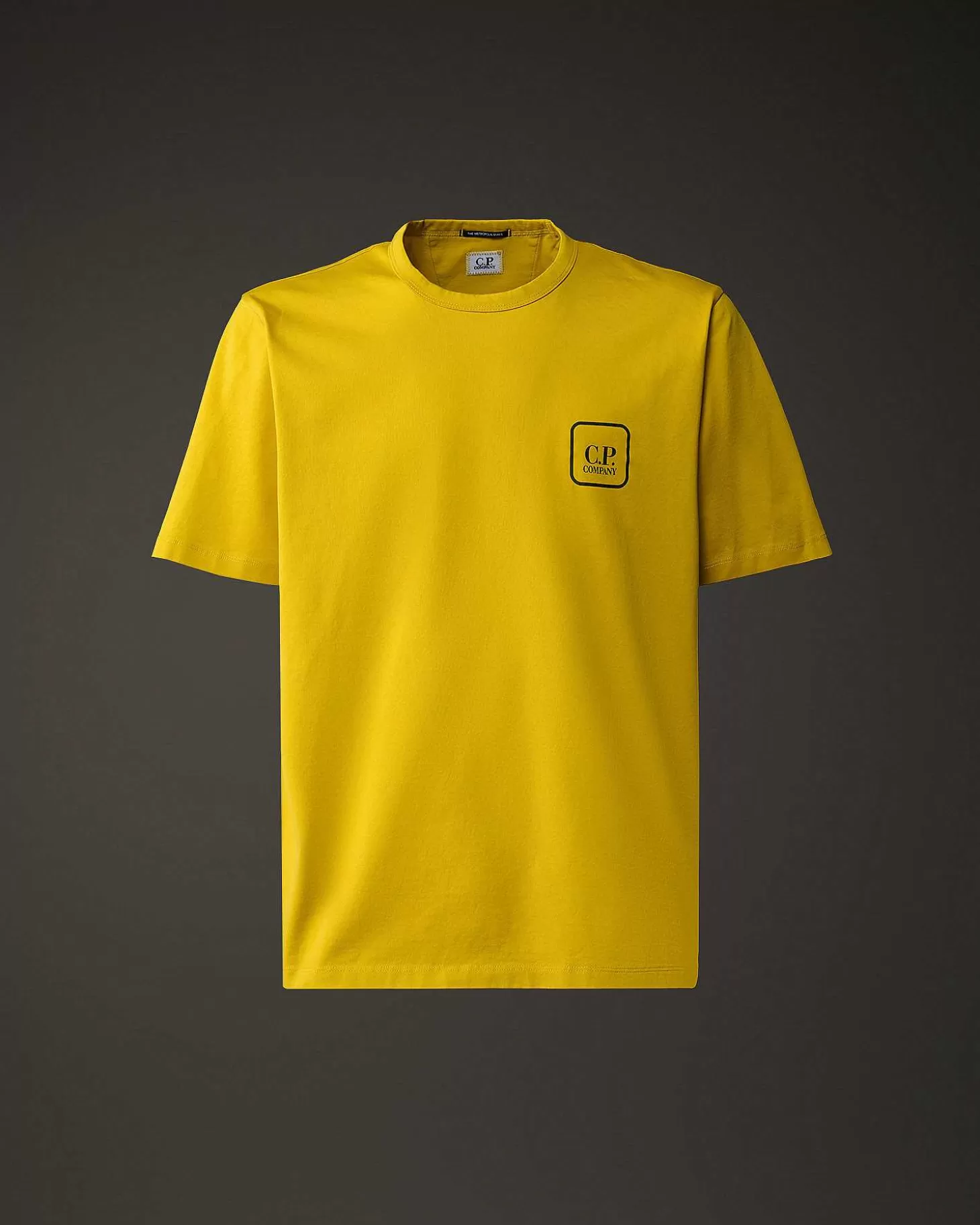 Cheap Metropolis Series Mercerized Jersey Logo Graphic T-Shirt Men Metropolis Series