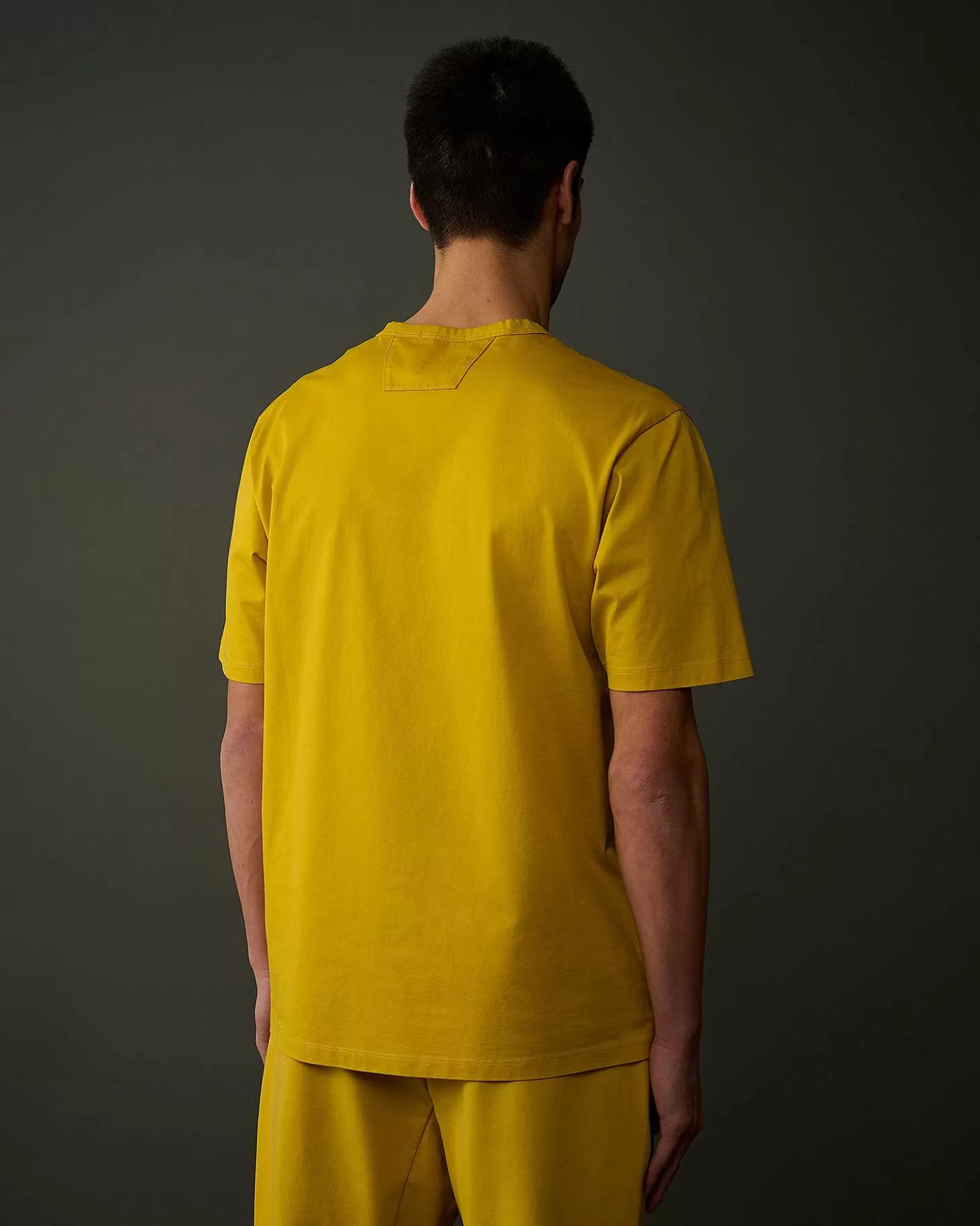 Flash Sale Metropolis Series Mercerized Jersey Logo Print T-Shirt Men Metropolis Series