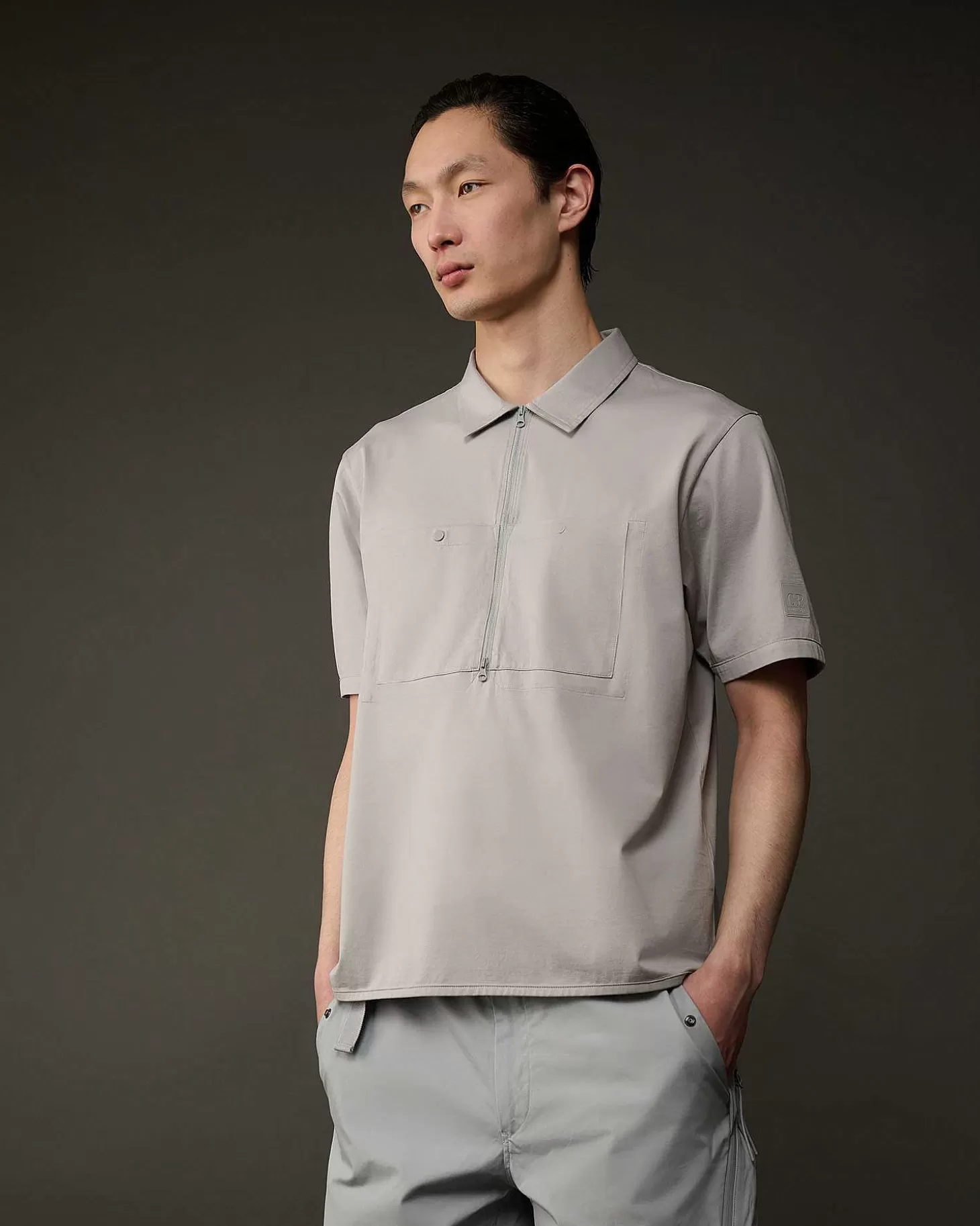 Outlet Metropolis Series Mercerized Jersey Polo Shirt Men Metropolis Series