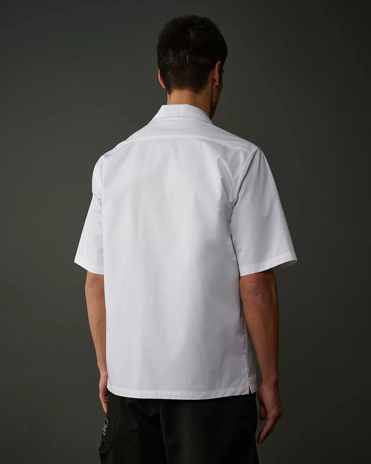 Shop Metropolis Series Short Sleeved Gabardine Shirt Men Metropolis Series