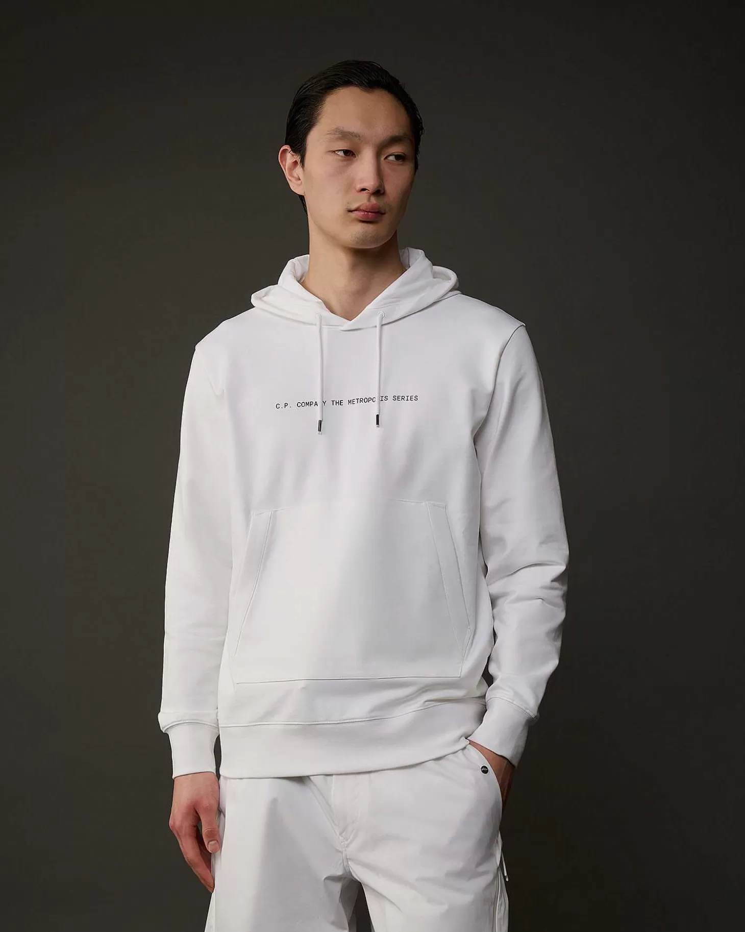 New Metropolis Series Stretch Fleece Graphic Hoodie Men Metropolis Series