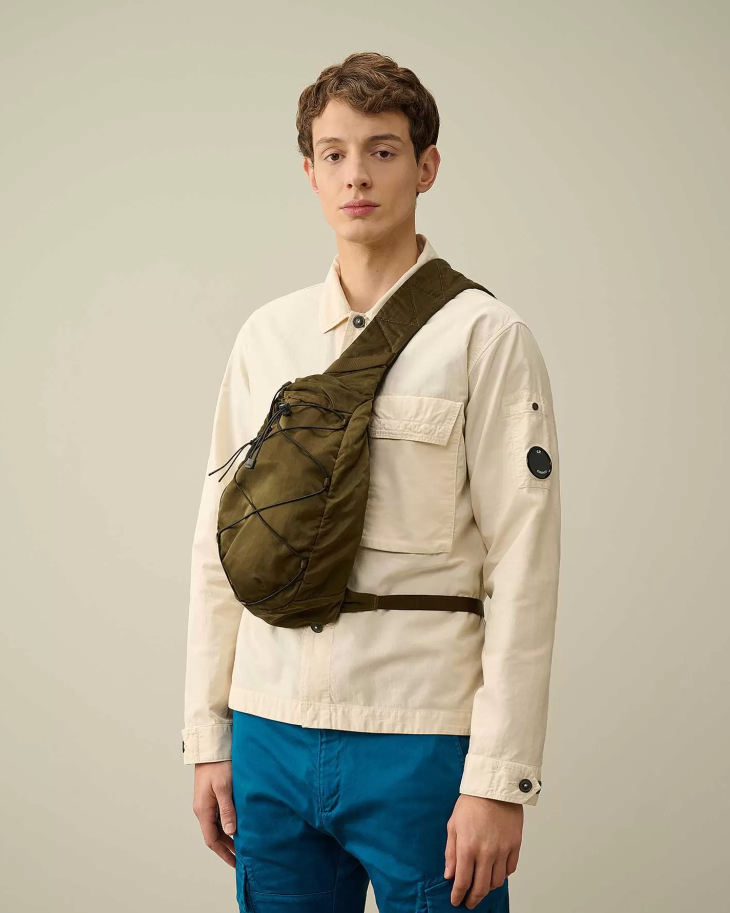 New Nylon B Crossbody Rucksack Men Backpacks & Waistbag