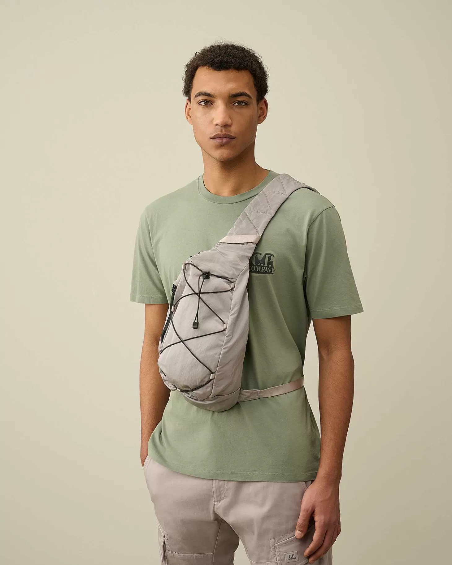 Fashion Nylon B Crossbody Rucksack Men Backpacks & Waistbag