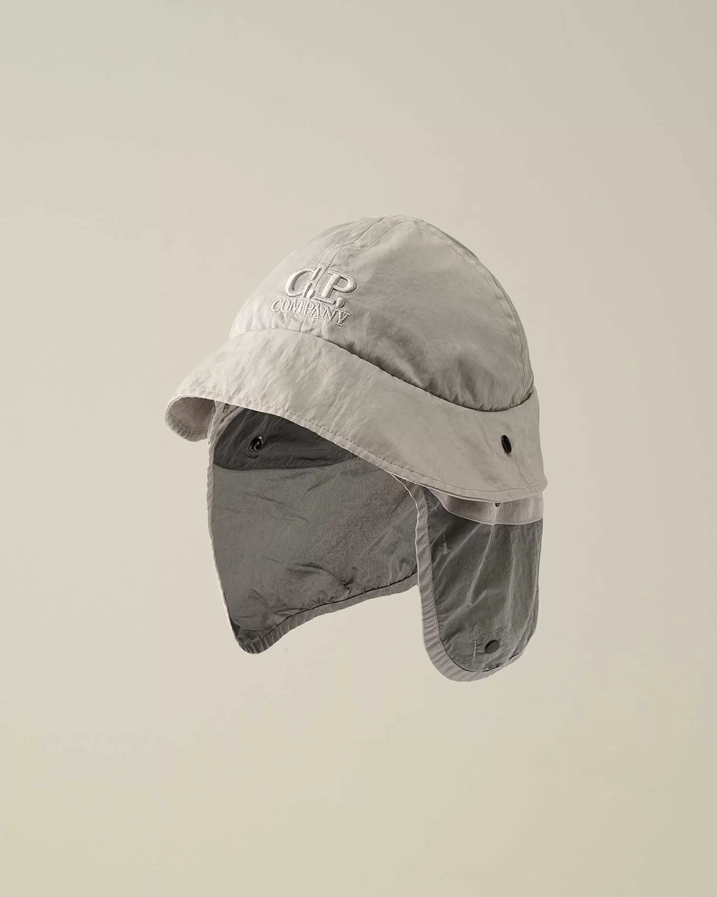 Store Nylon B Neck Flap Bucket Hat Men Hats