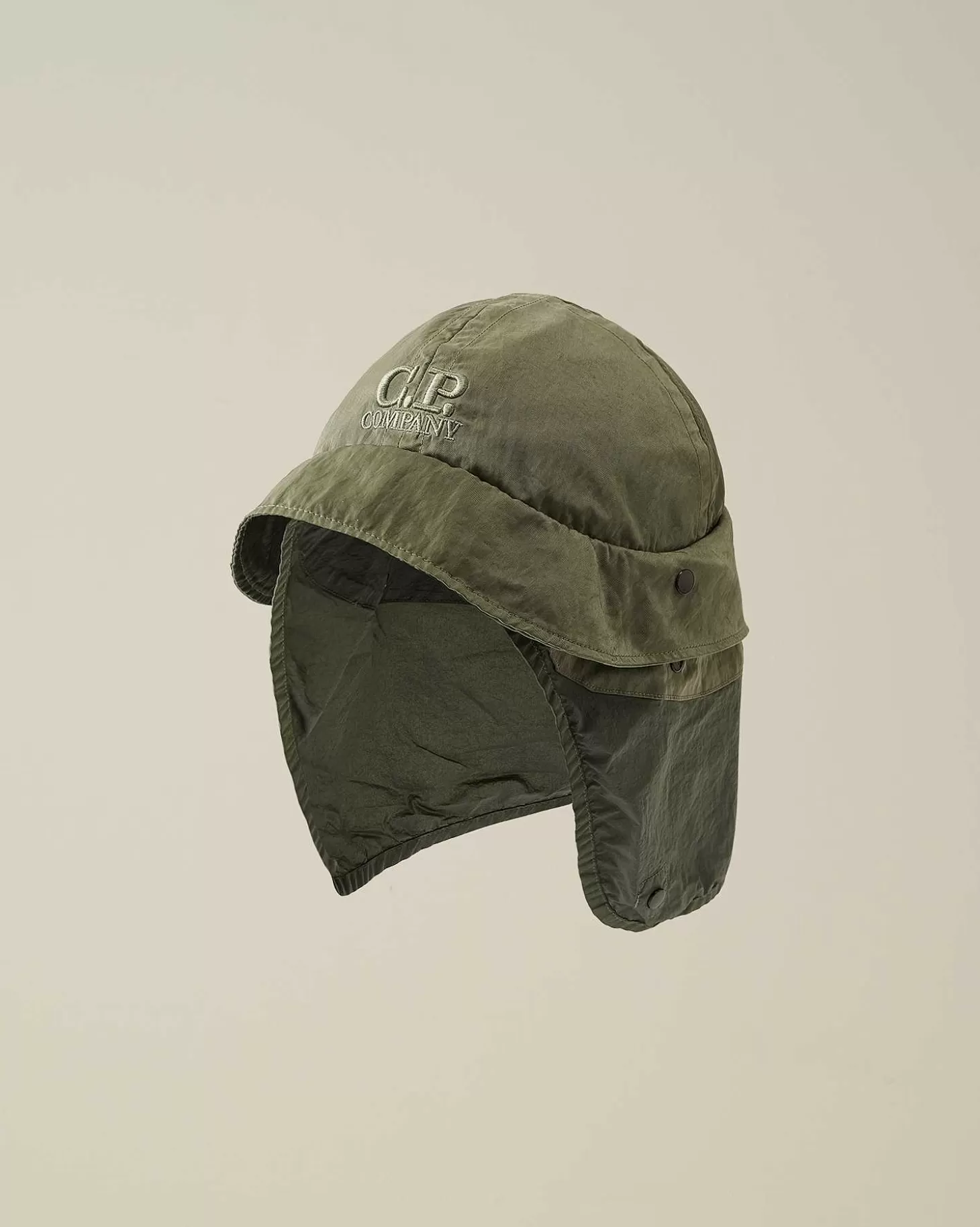 Clearance Nylon B Neck Flap Bucket Hat Men Hats