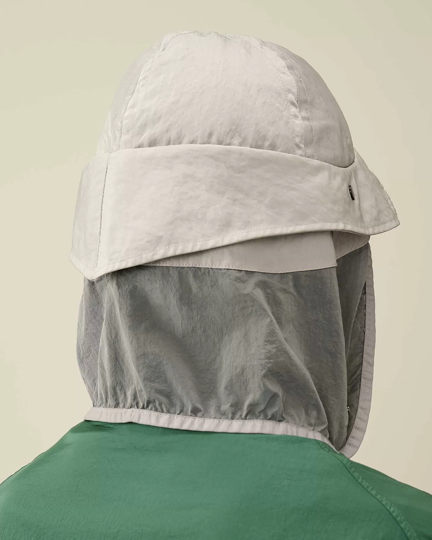 Store Nylon B Neck Flap Bucket Hat Men Hats