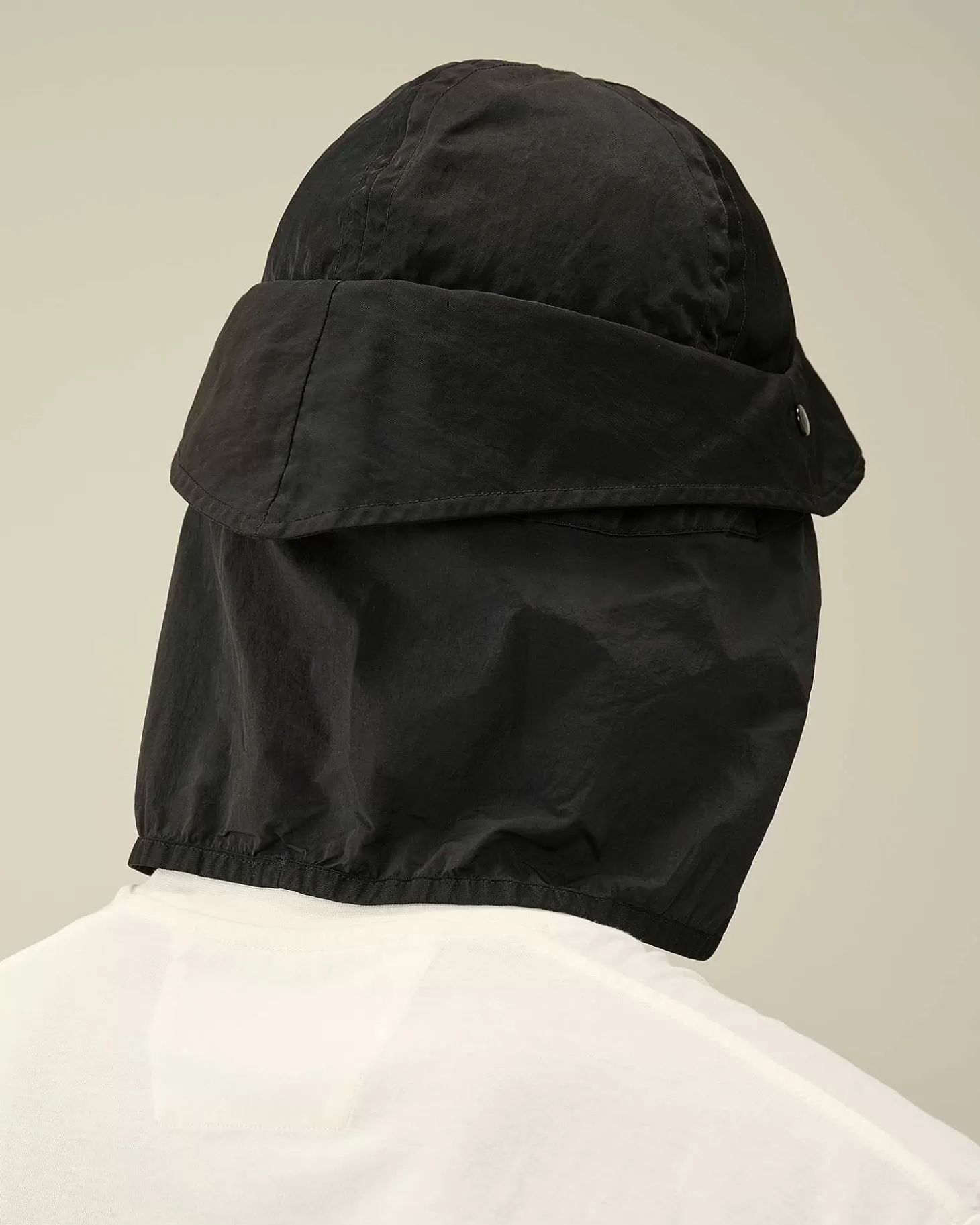 Cheap Nylon B Neck Flap Bucket Hat Men Hats