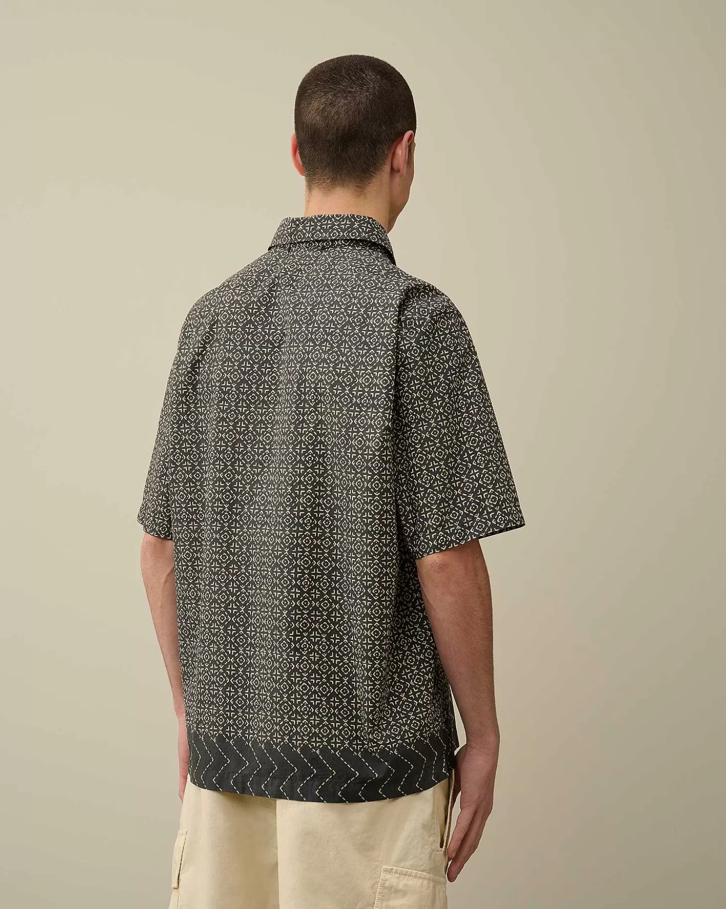 Best Sale Popeline Baja Print Shirt Men Shirt
