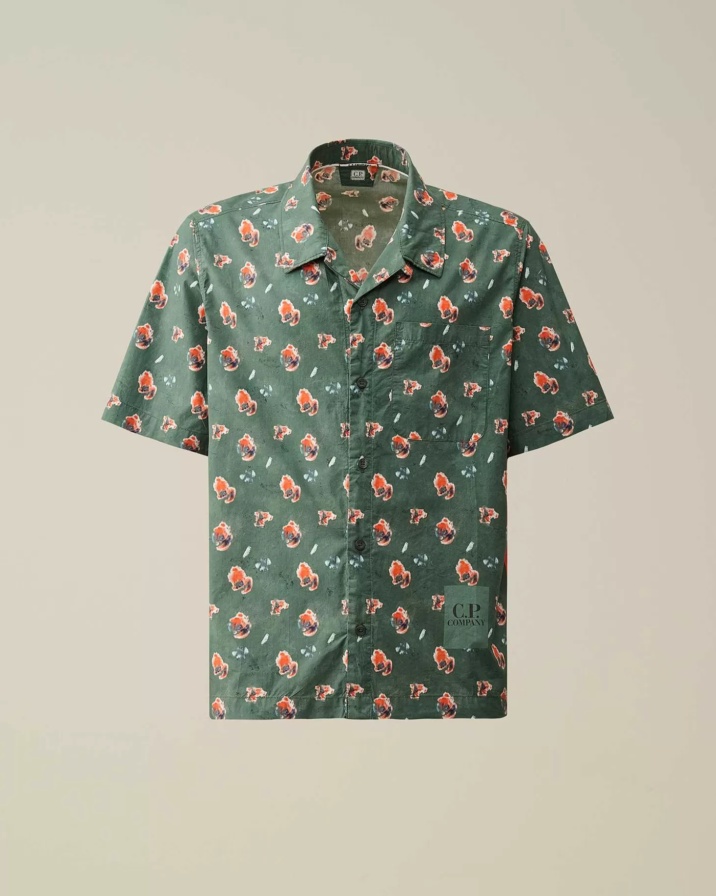 Best Popeline Sponged Print Shirt Men Shirt