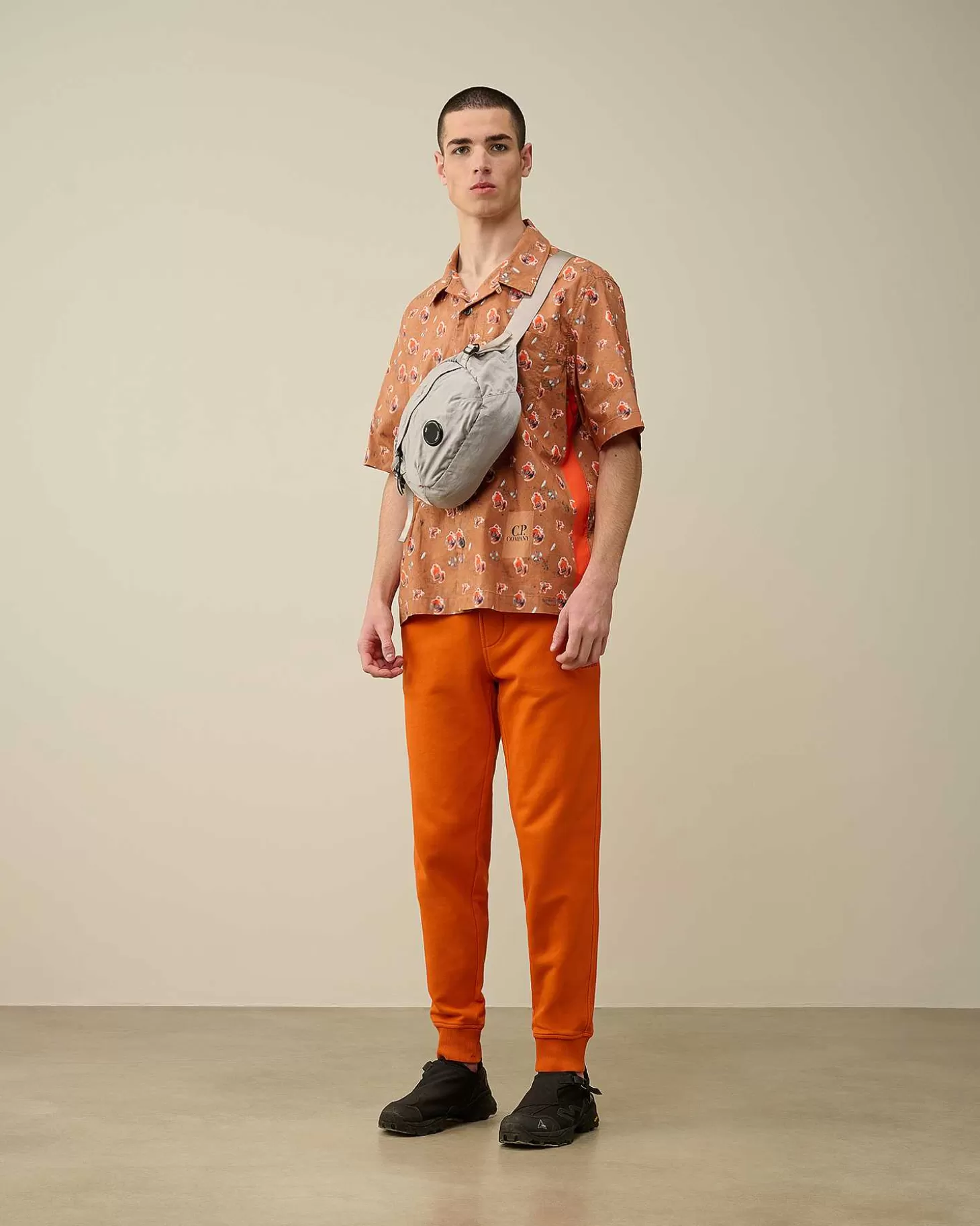 Discount Popeline Sponged Print Shirt Men Shirt