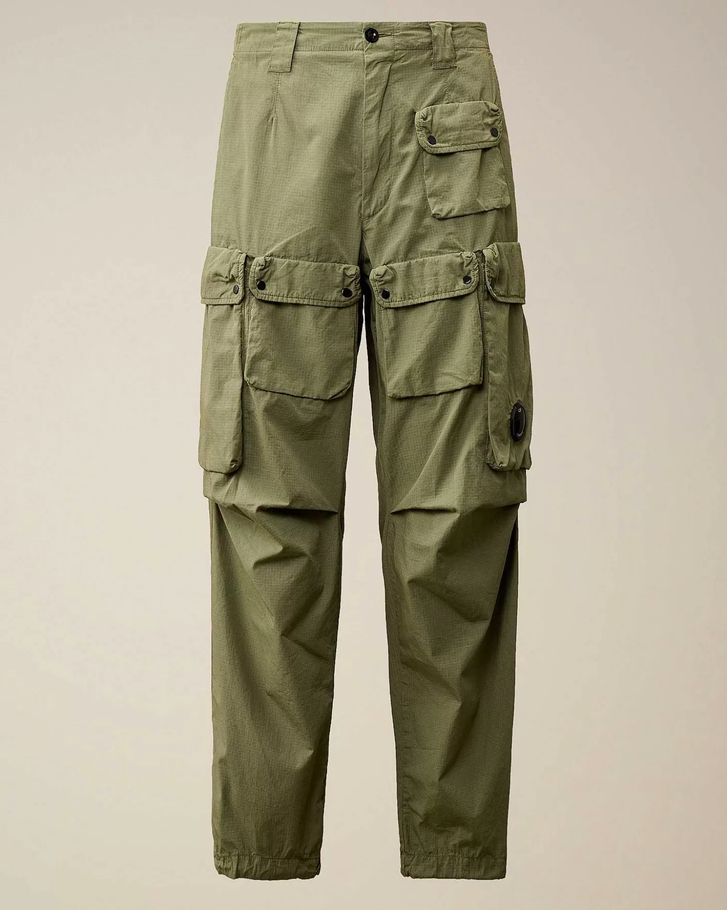 Sale Rip-Stop Loose Utility Cargo Pants Men Trousers