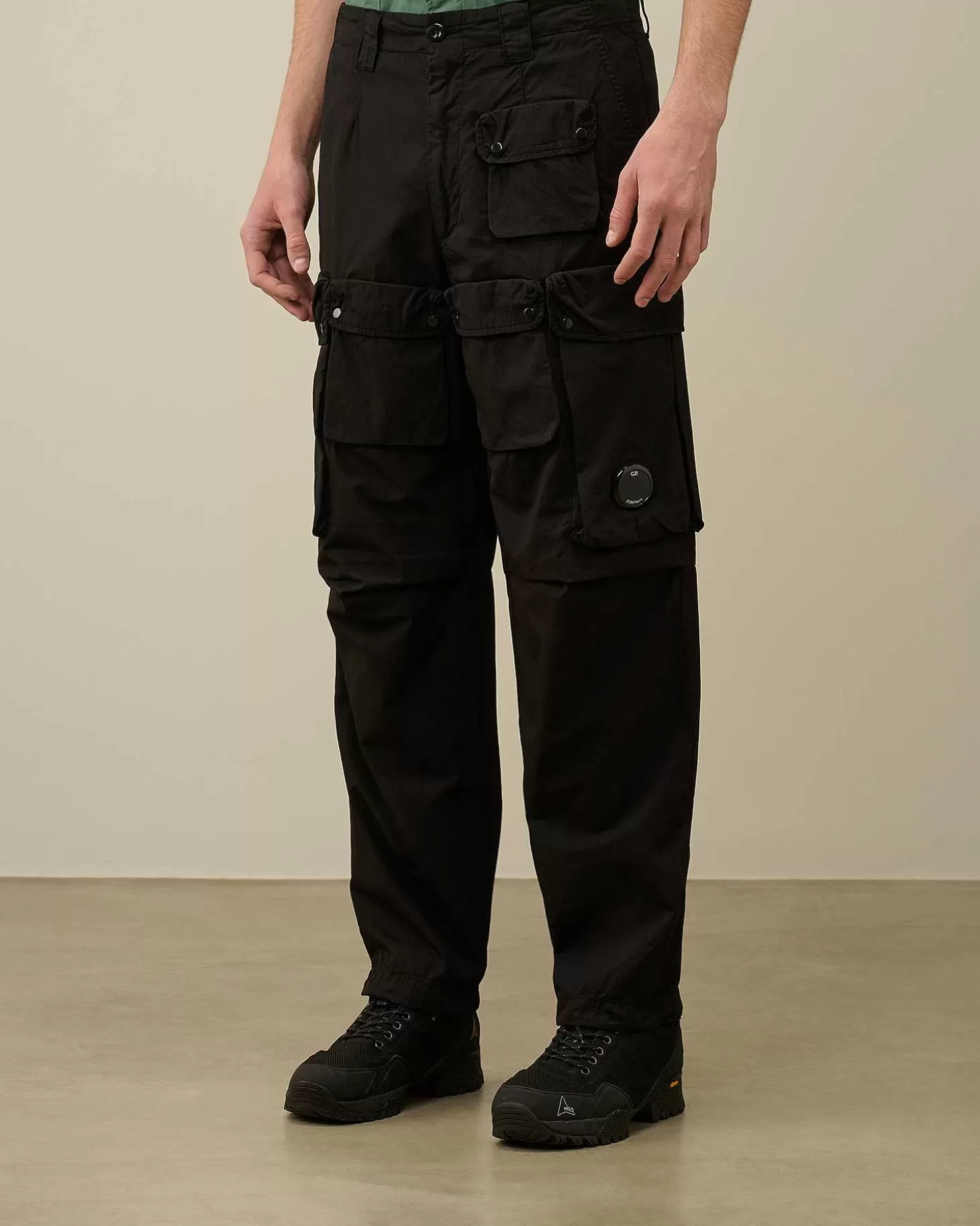 Flash Sale Rip-Stop Loose Utility Cargo Pants Men Trousers