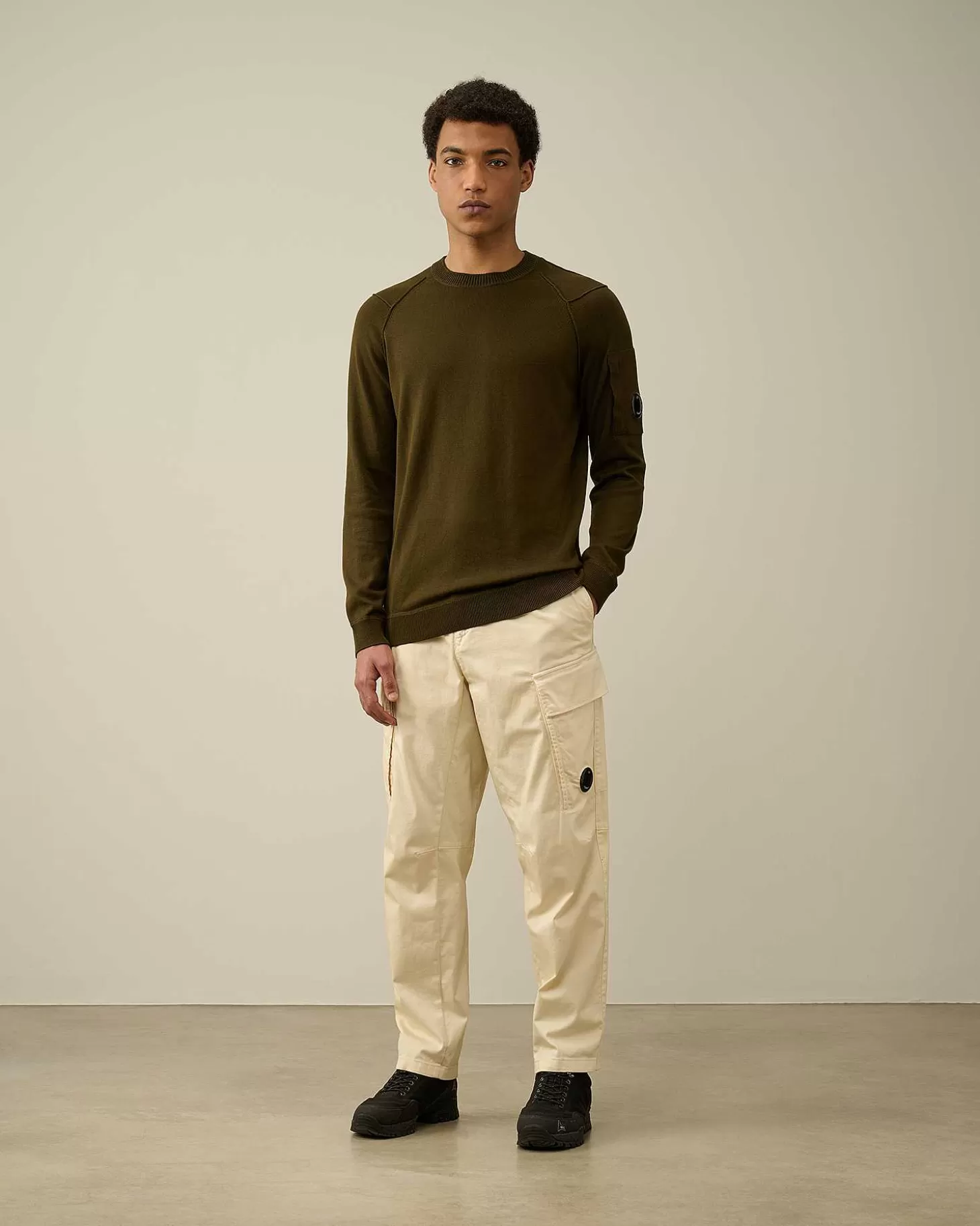 Discount Sea Island Lens Knit Men Jumpers