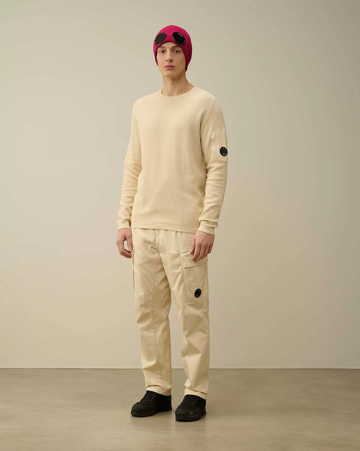 New Sea Island Lens Ribbed Knit Men Jumpers