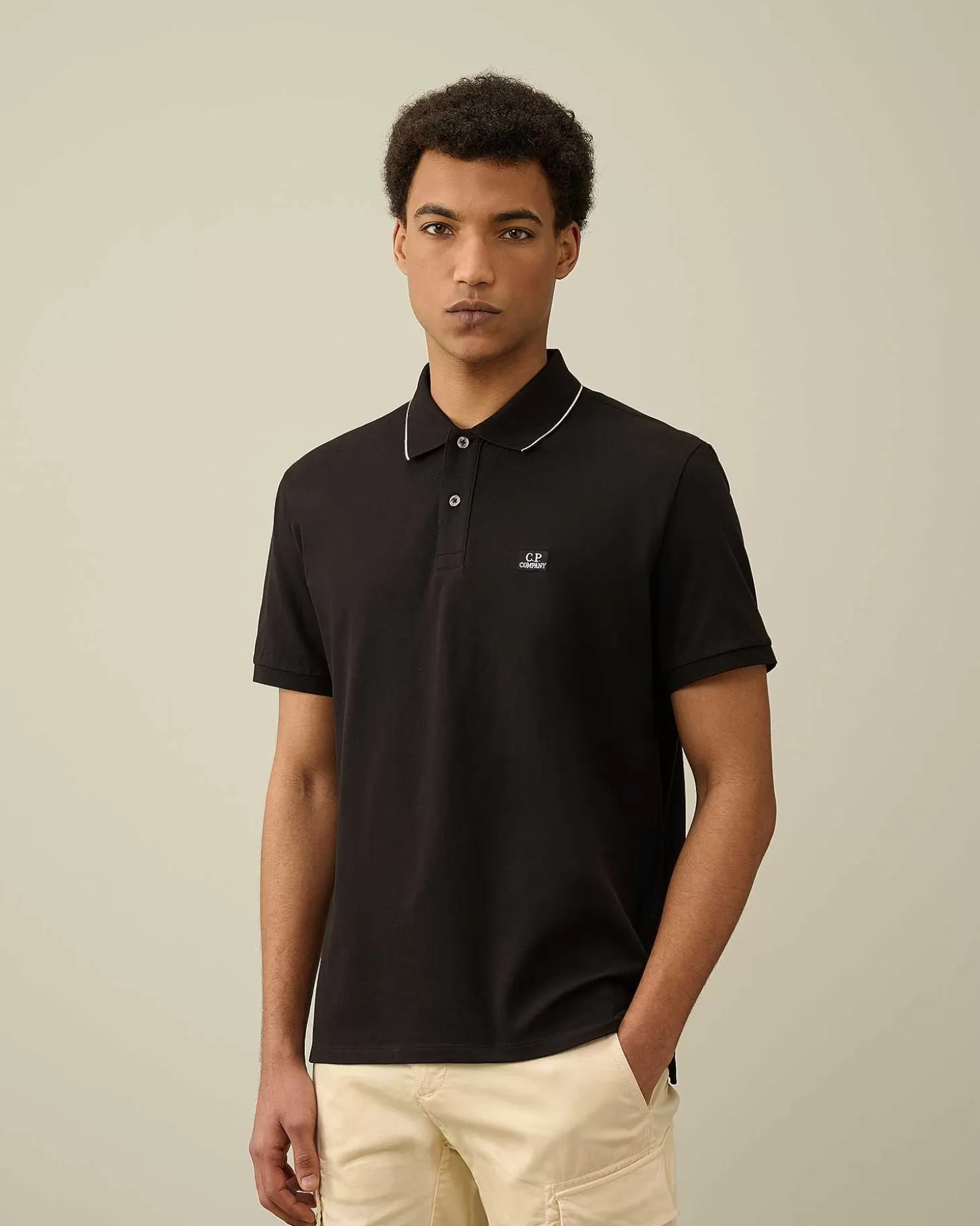 Best Sale Stretch Piquet Regular Striped Collar Polo Shirt Men T-Shirts & Polo