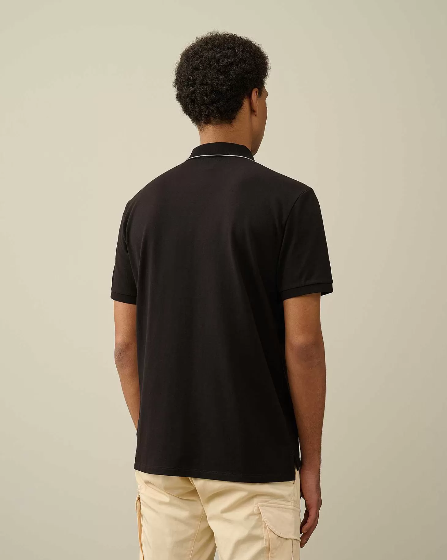 Best Sale Stretch Piquet Regular Striped Collar Polo Shirt Men T-Shirts & Polo