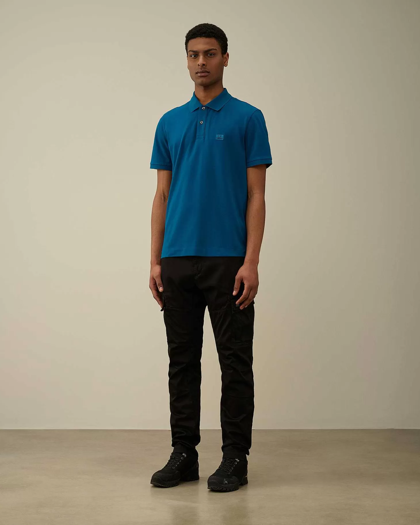 Cheap Stretch Piquet Slim Polo Shirt Men T-Shirts & Polo