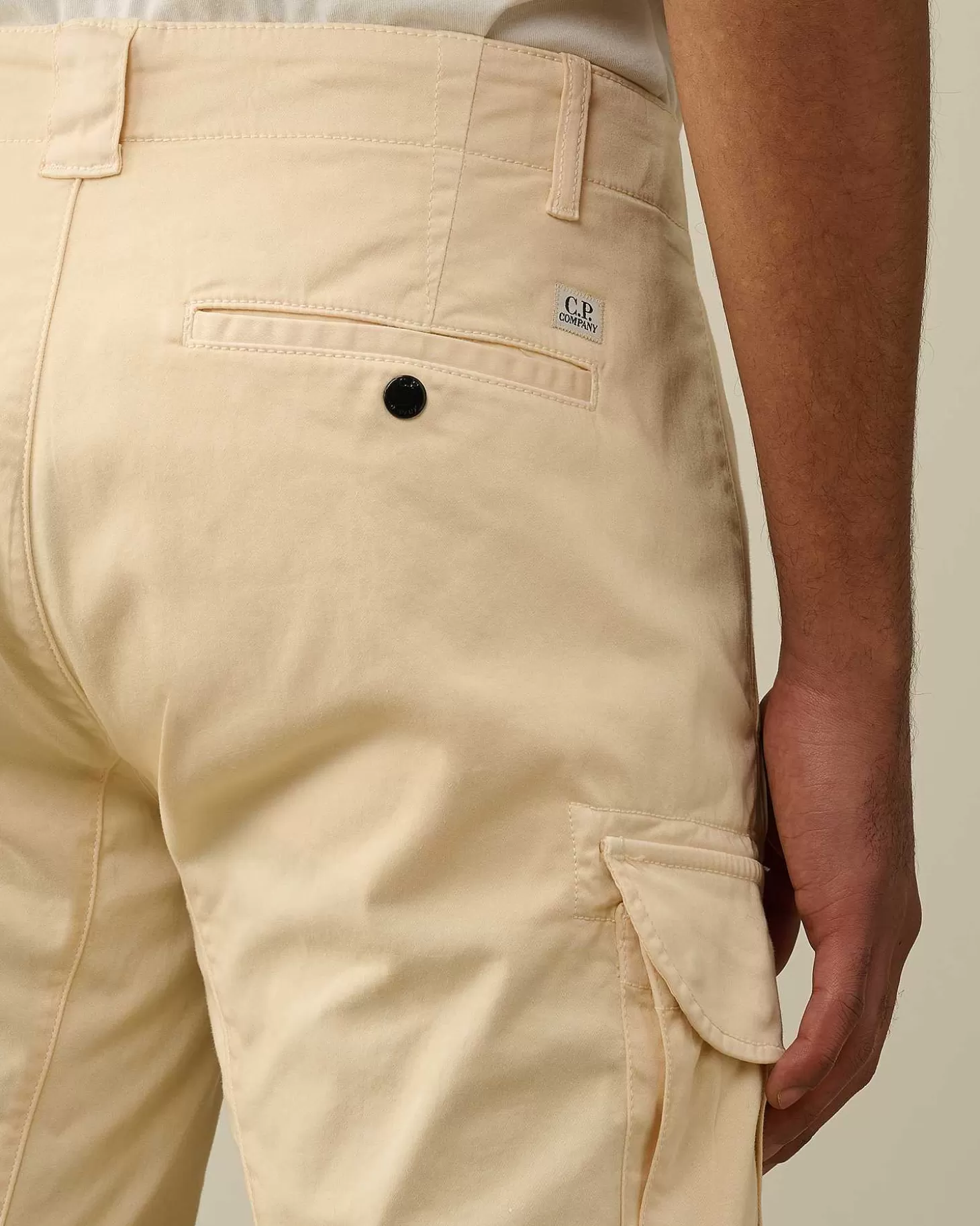 Shop Stretch Sateen Cargo Shorts Men Tracksuits & Shorts