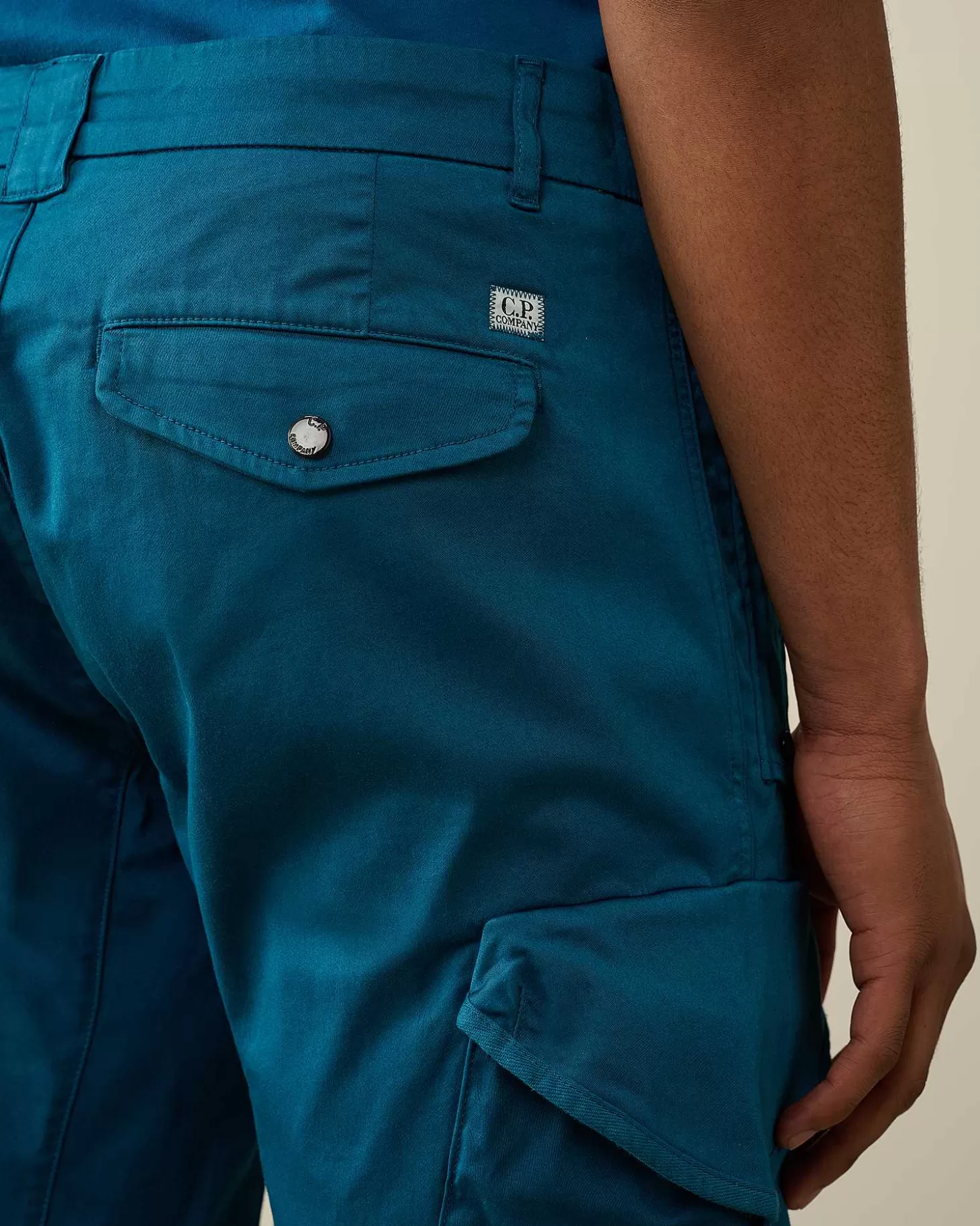 New Stretch Sateen Ergonomic Lens Utility Pants Men Trousers