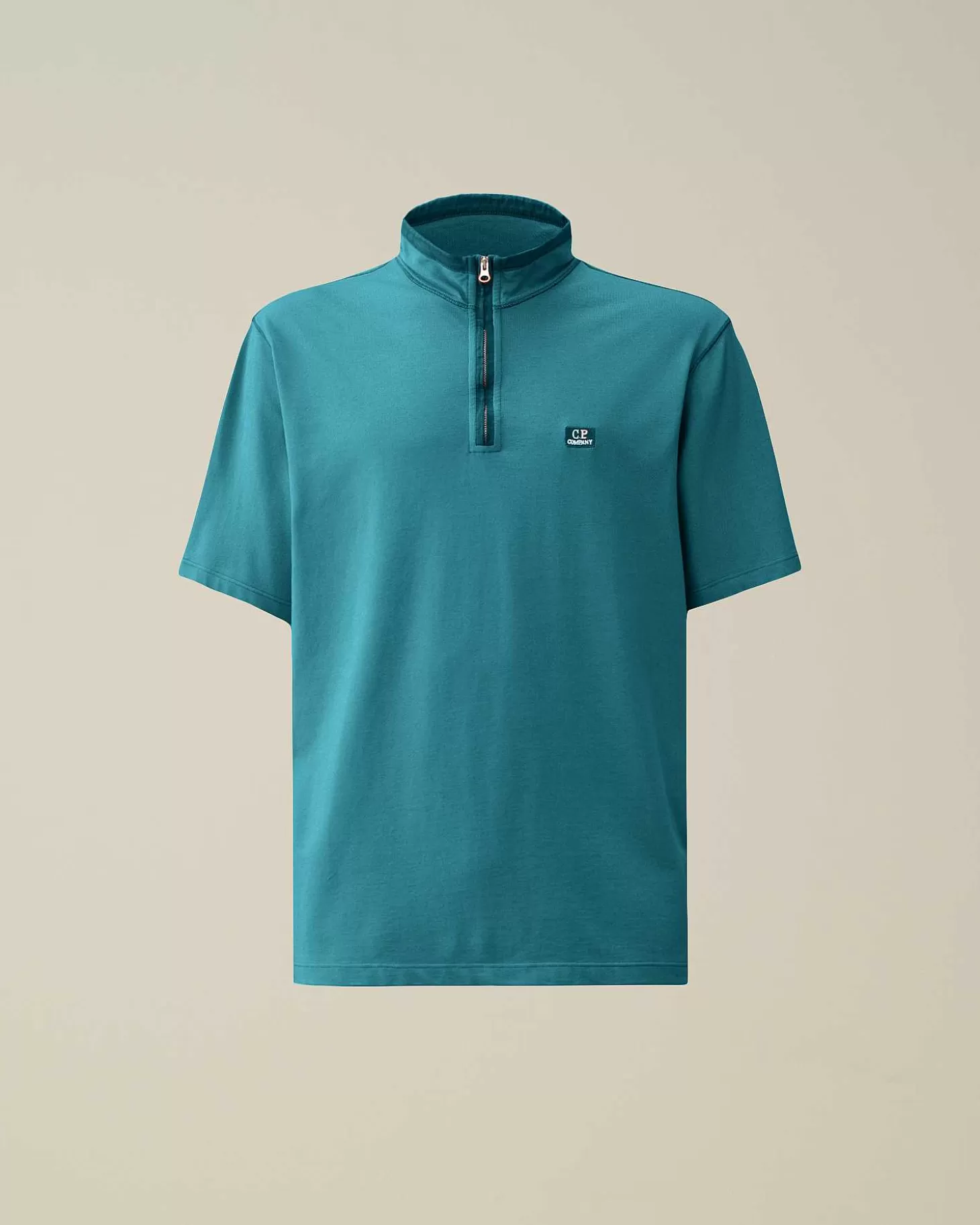 Hot Tacting Piquet Zipped Polo Shirt Men T-Shirts & Polo
