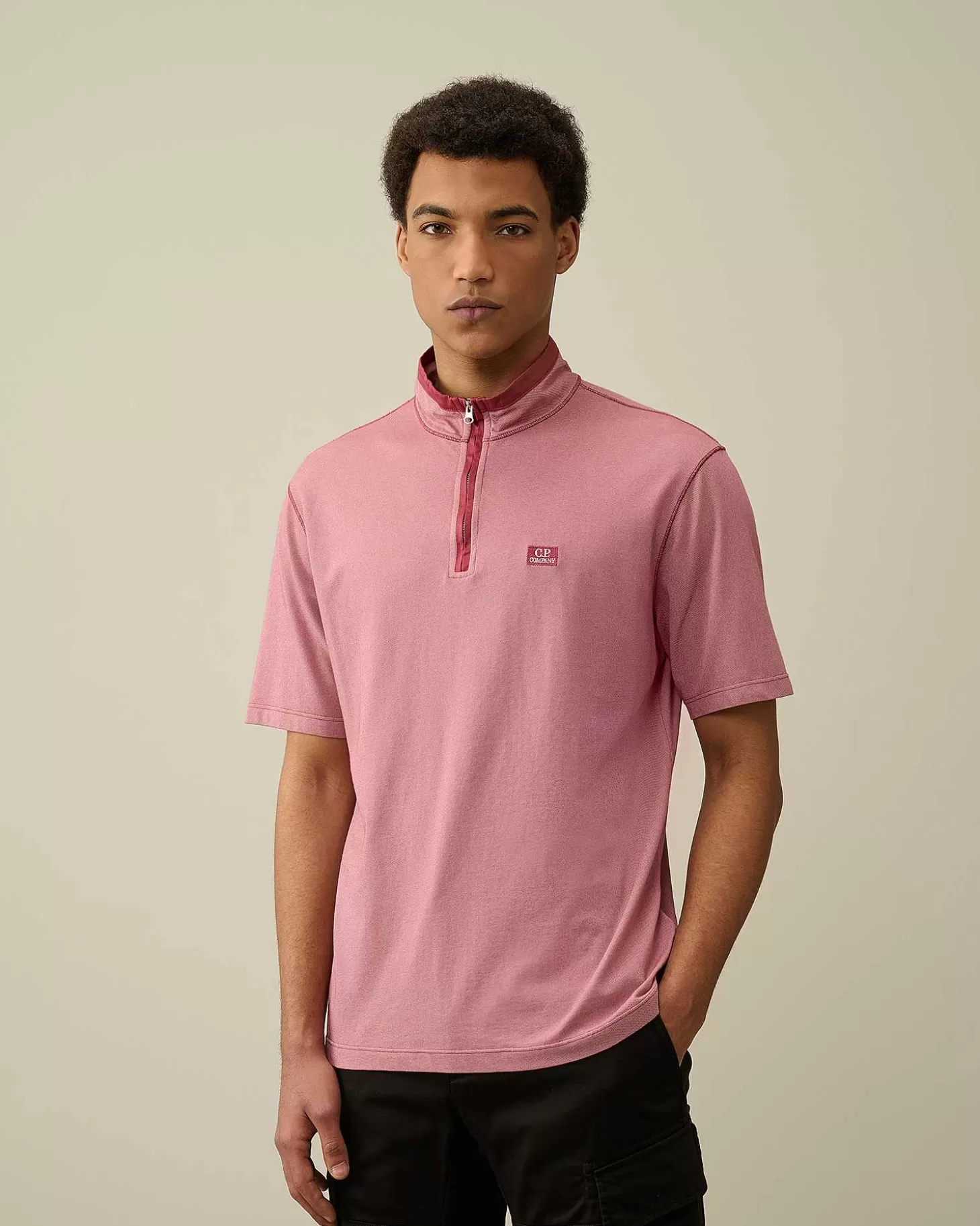 Store Tacting Piquet Zipped Polo Shirt Men T-Shirts & Polo
