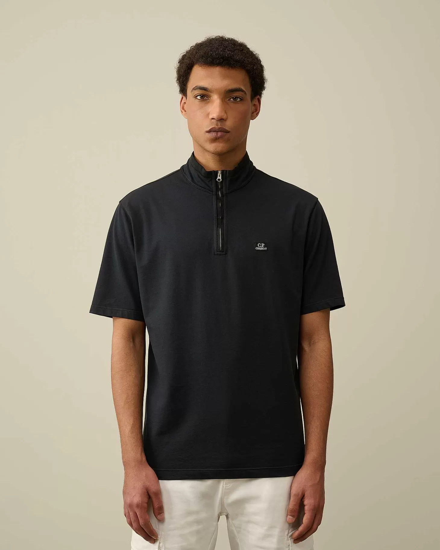 Cheap Tacting Piquet Zipped Polo Shirt Men T-Shirts & Polo