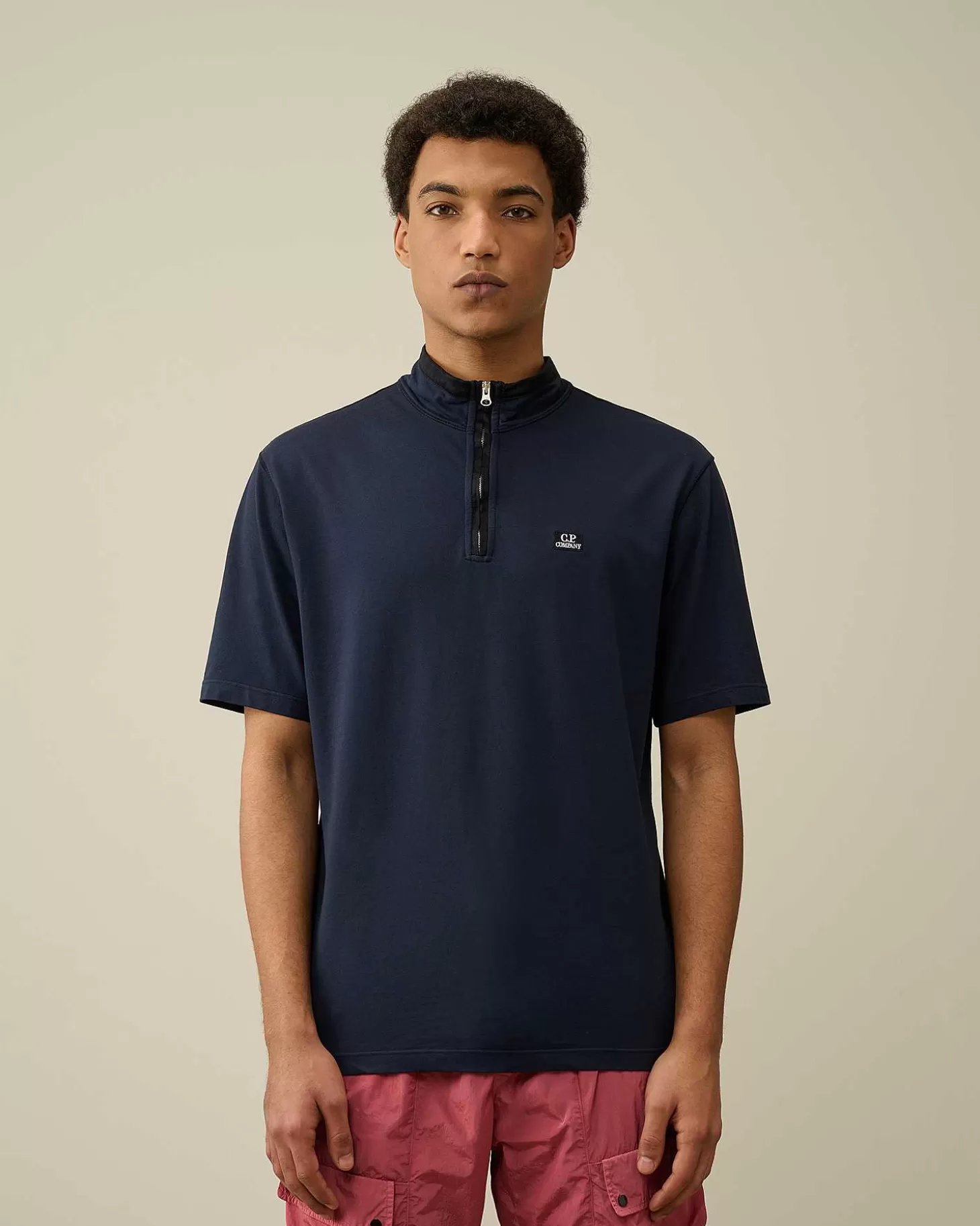Best Tacting Piquet Zipped Polo Shirt Men T-Shirts & Polo