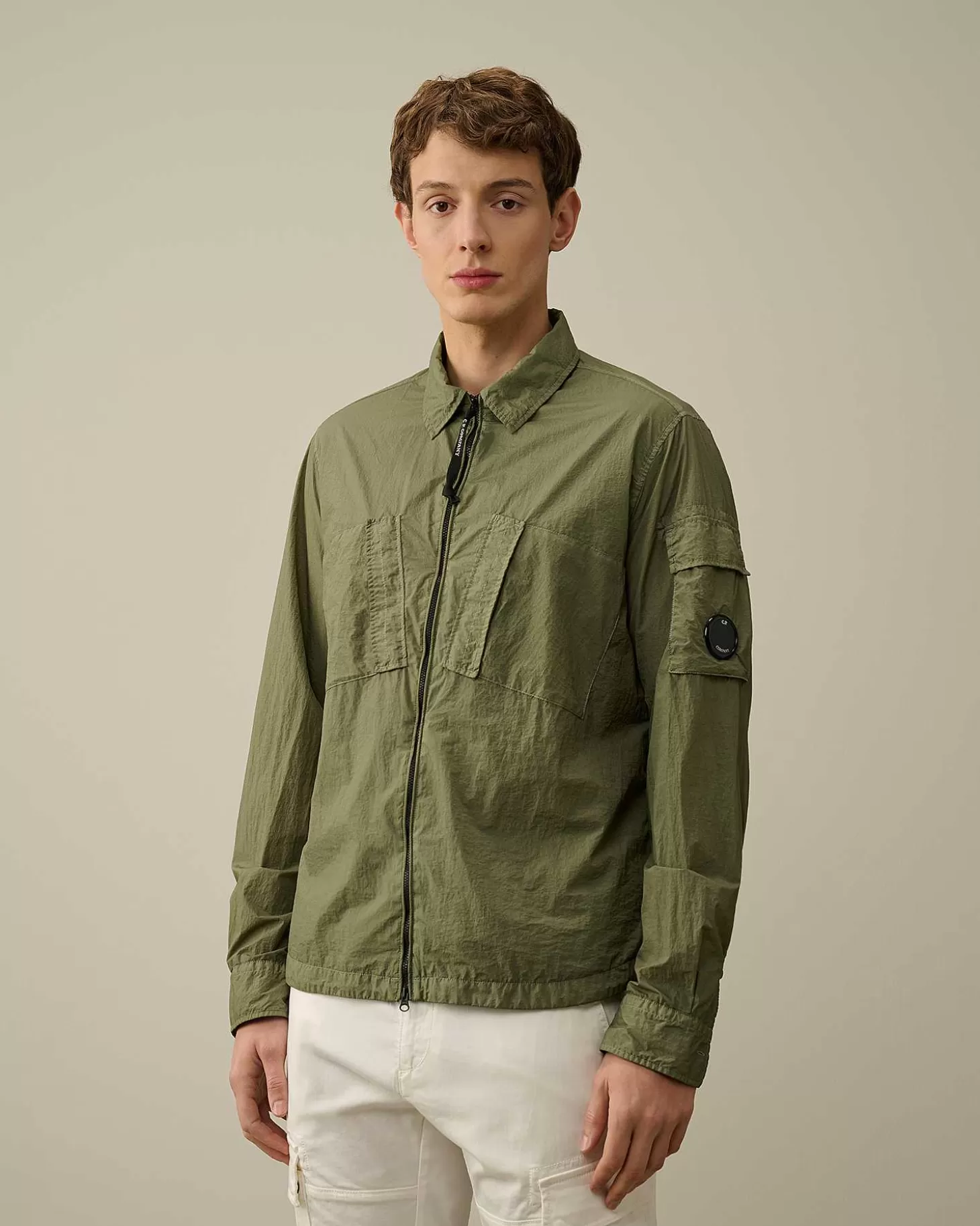 Outlet Taylon L Zipped Shirt Men Shirt