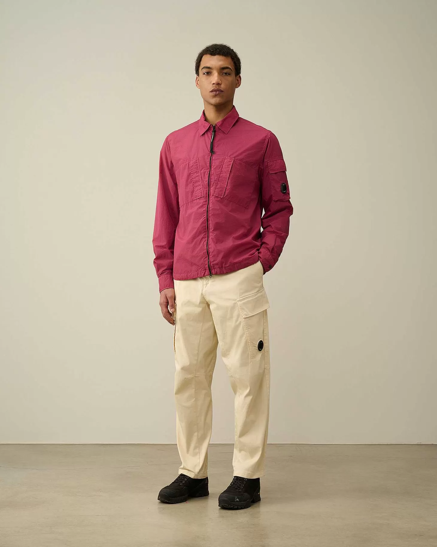Discount Taylon L Zipped Shirt Men Shirt