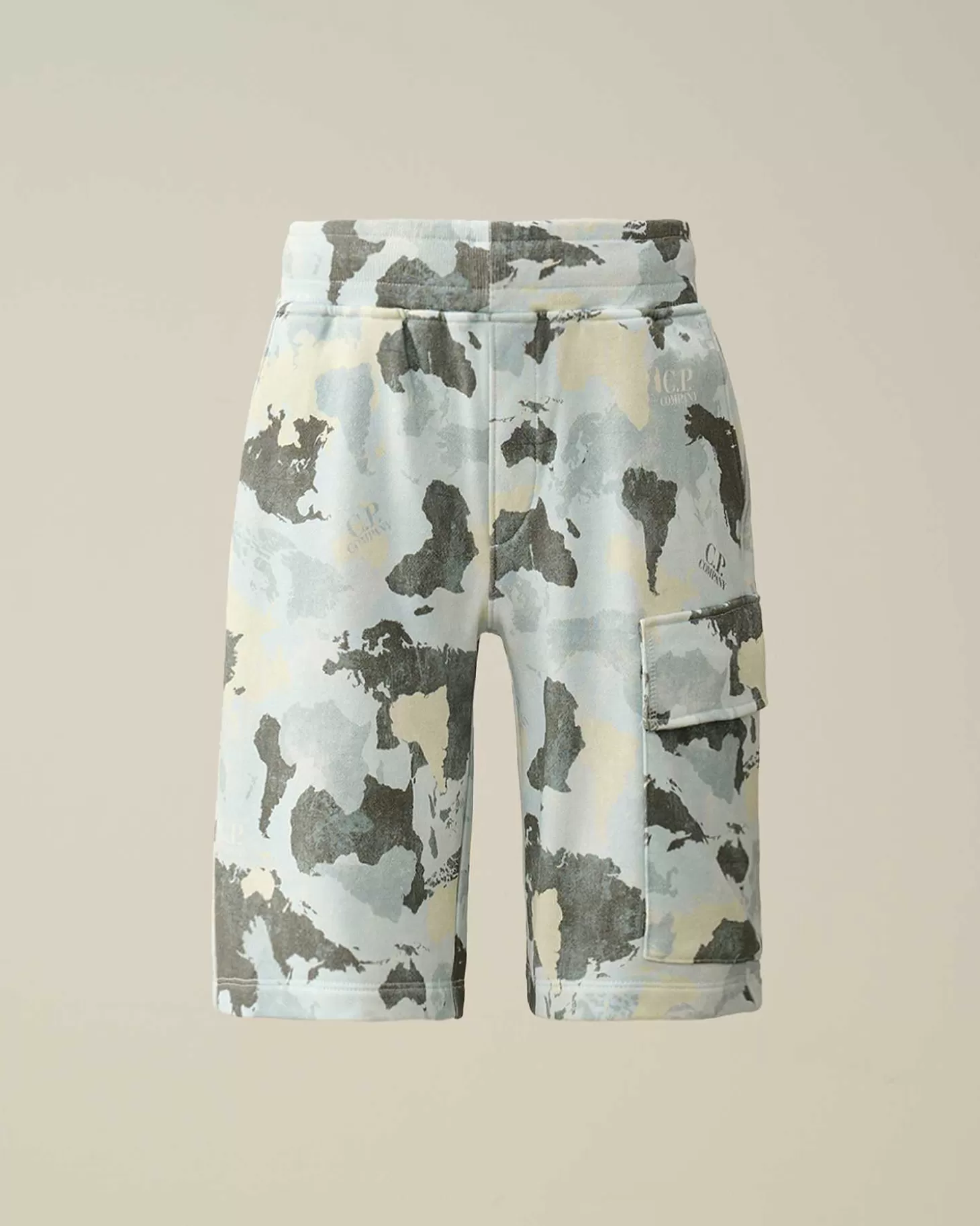 Hot U16 Diagonal Fleece Printed Cargo Shorts Kids Clothing 10-14