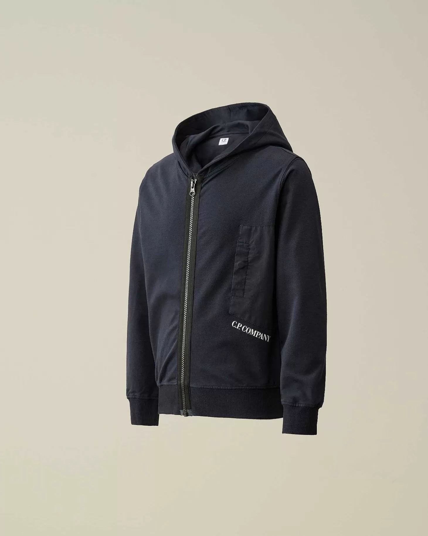 Online U16 Light Fleece Mixed Zipped Hoodie Kids Clothing 4-8