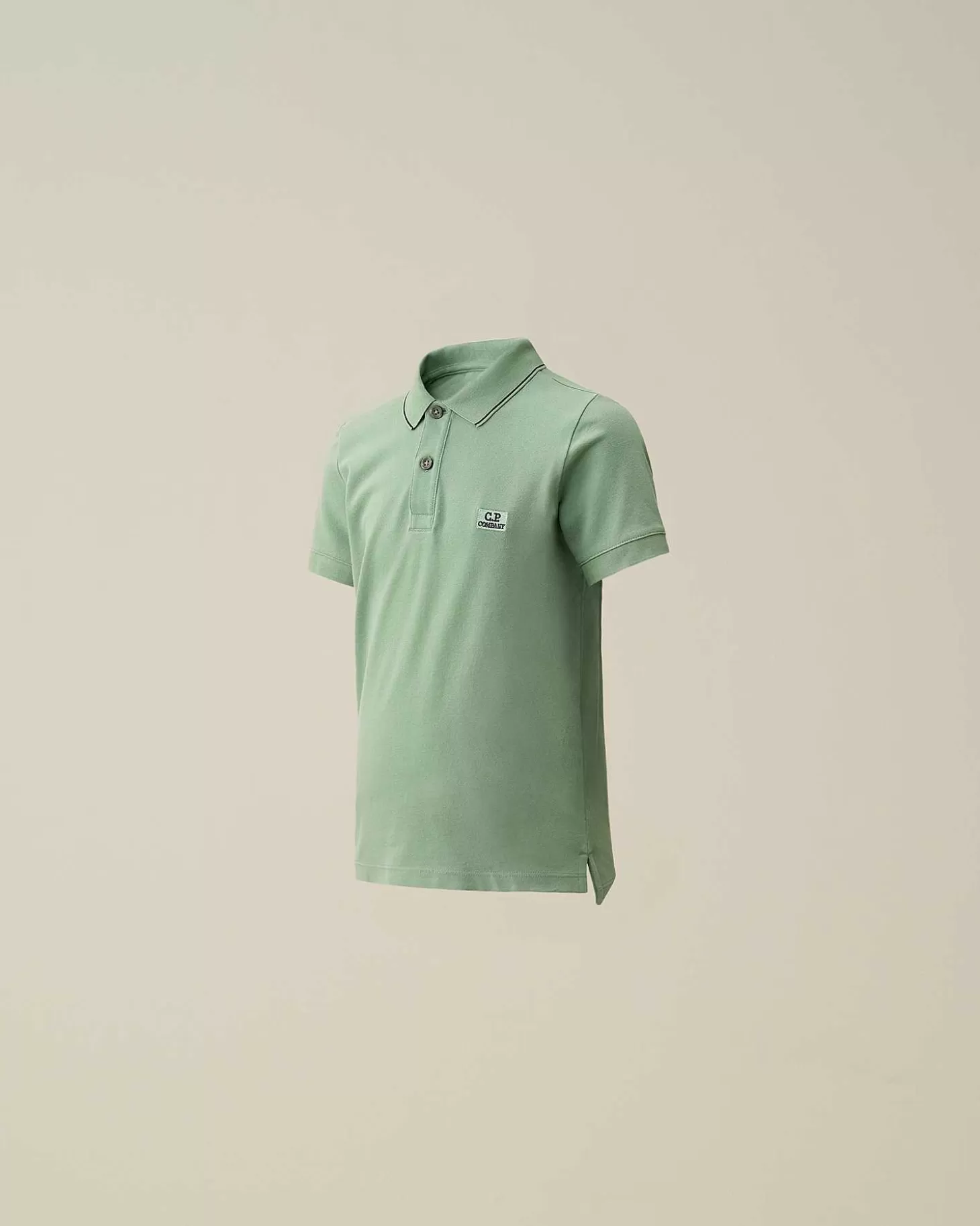 Hot U16 Stretch Piquet Logo Striped Collar Polo Shirt Kids Clothing 2-3