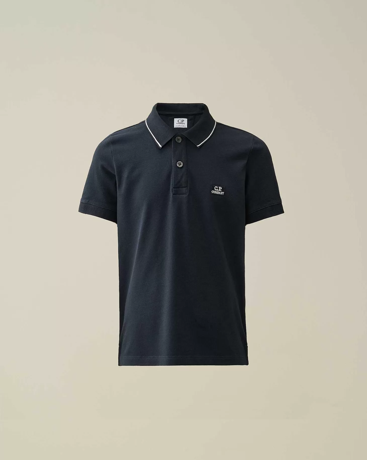 Shop U16 Stretch Piquet Logo Striped Collar Polo Shirt Kids Clothing 4-8